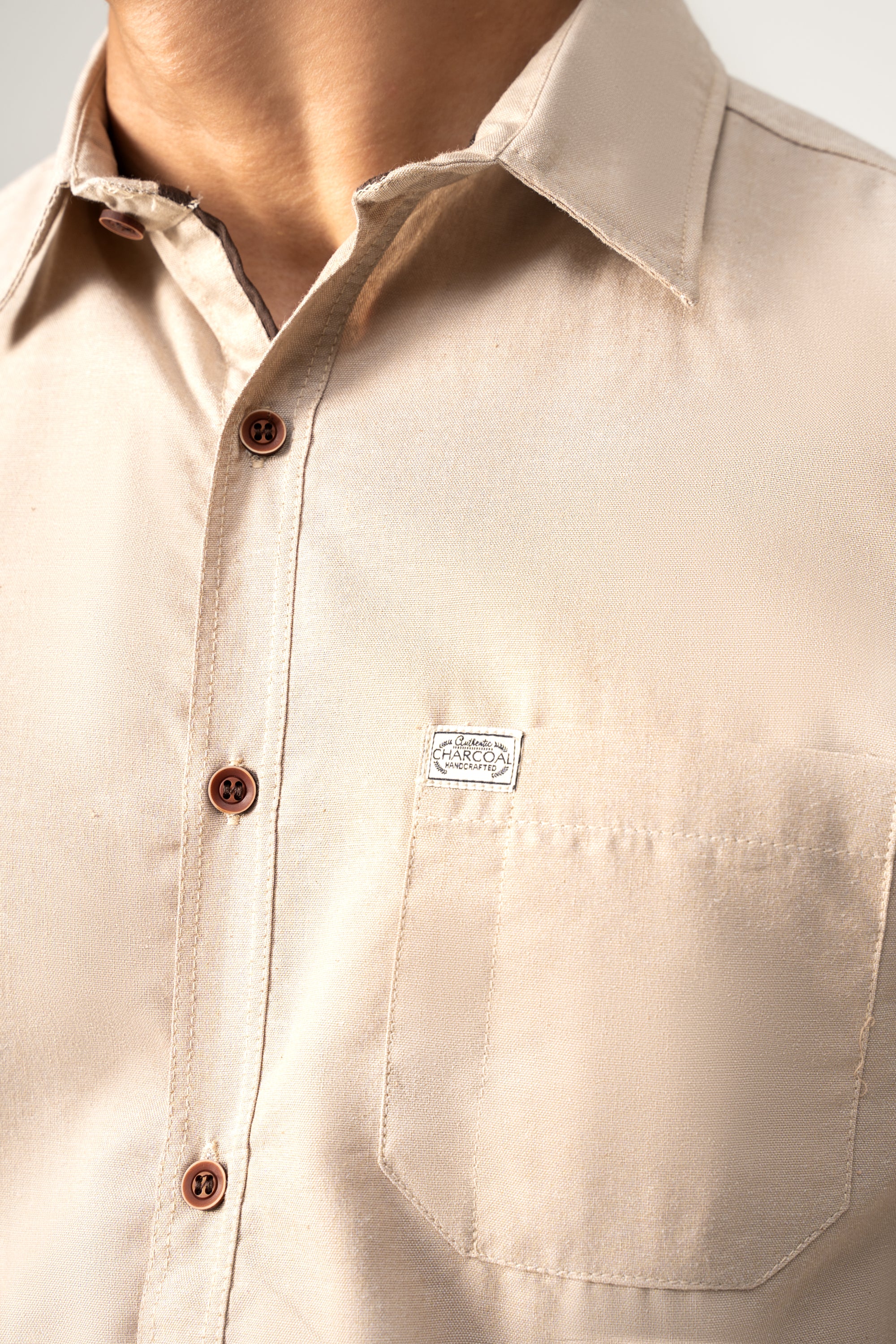 CASUAL SHIRT KHAKI - Image 5
