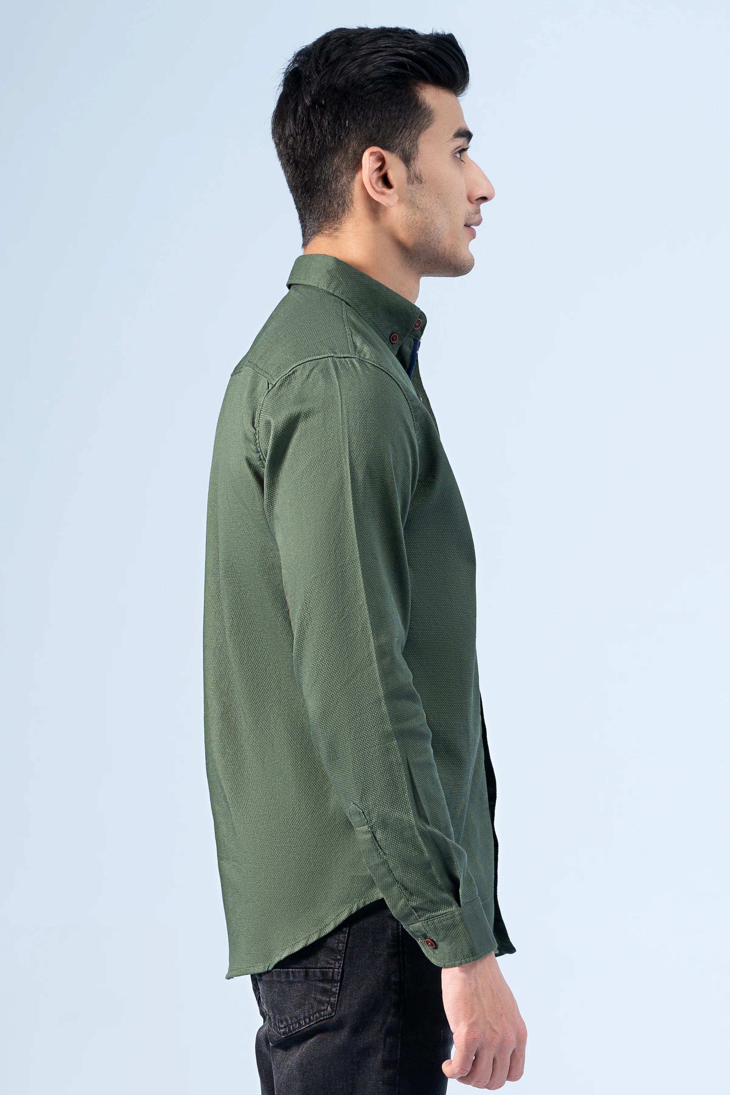 CASUAL SHIRT GREEN - Image 3