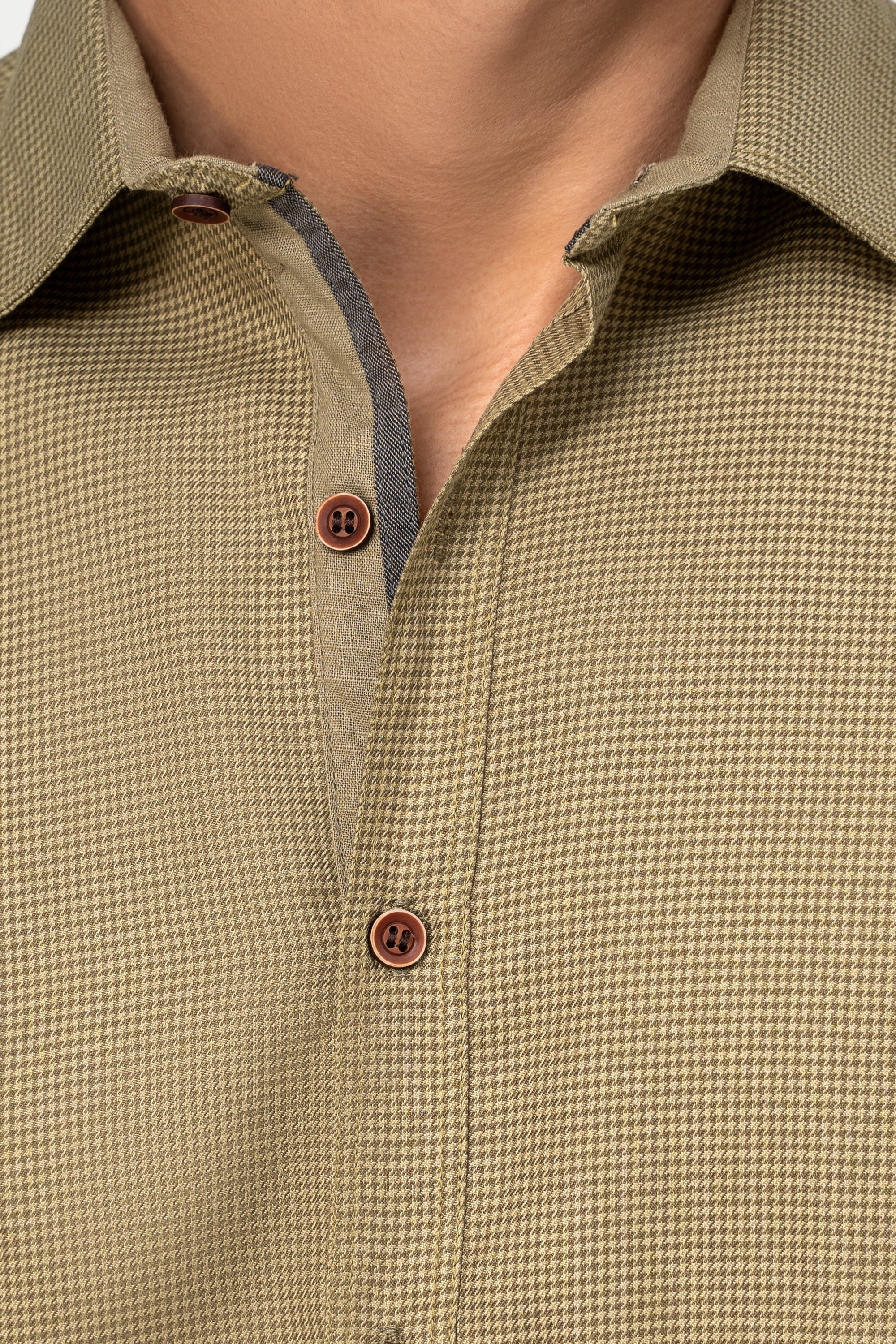 CASUAL SHIRT GREEN CHECK - Image 5