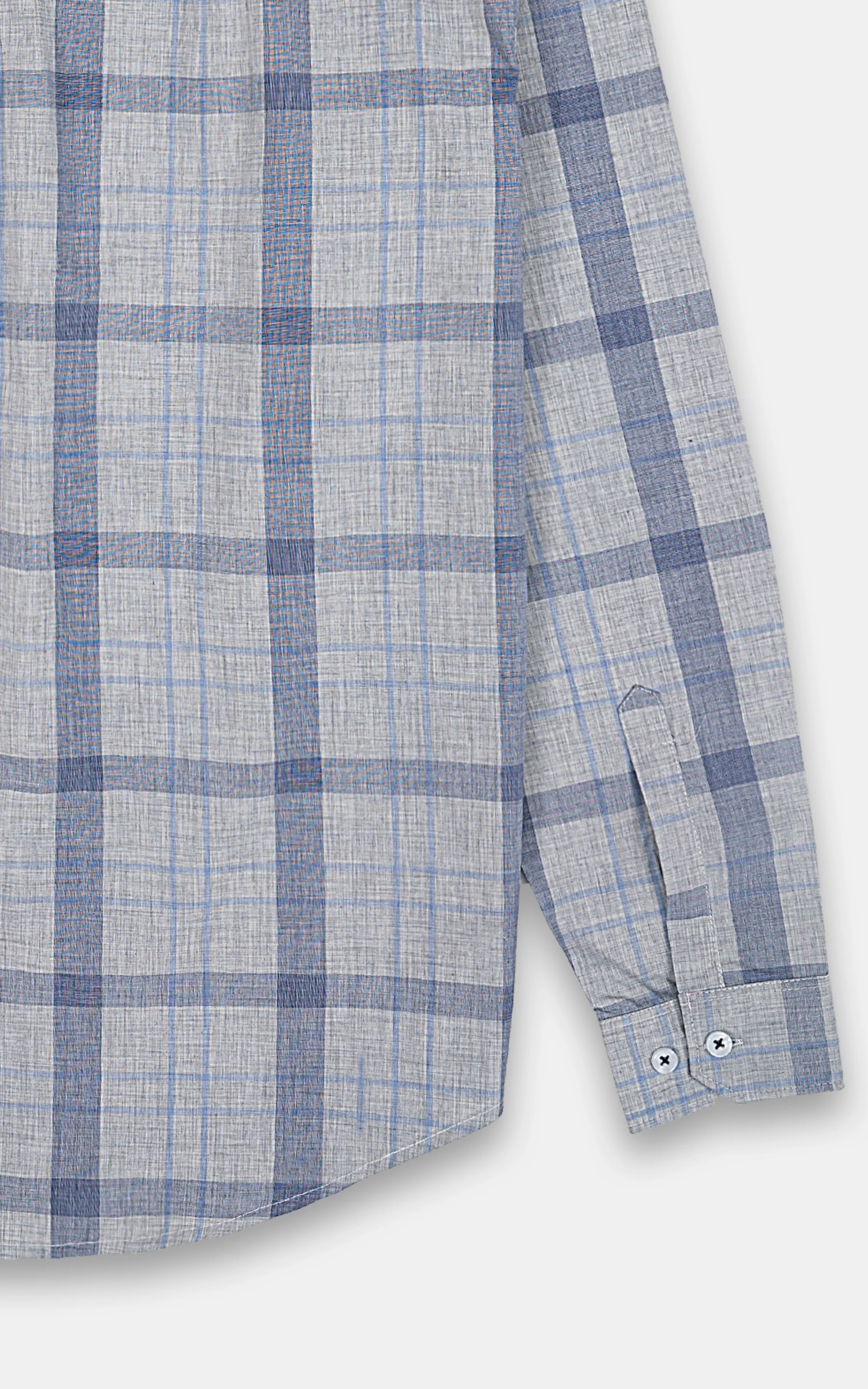 CASUAL SHIRT GREY CHECK - Image 4