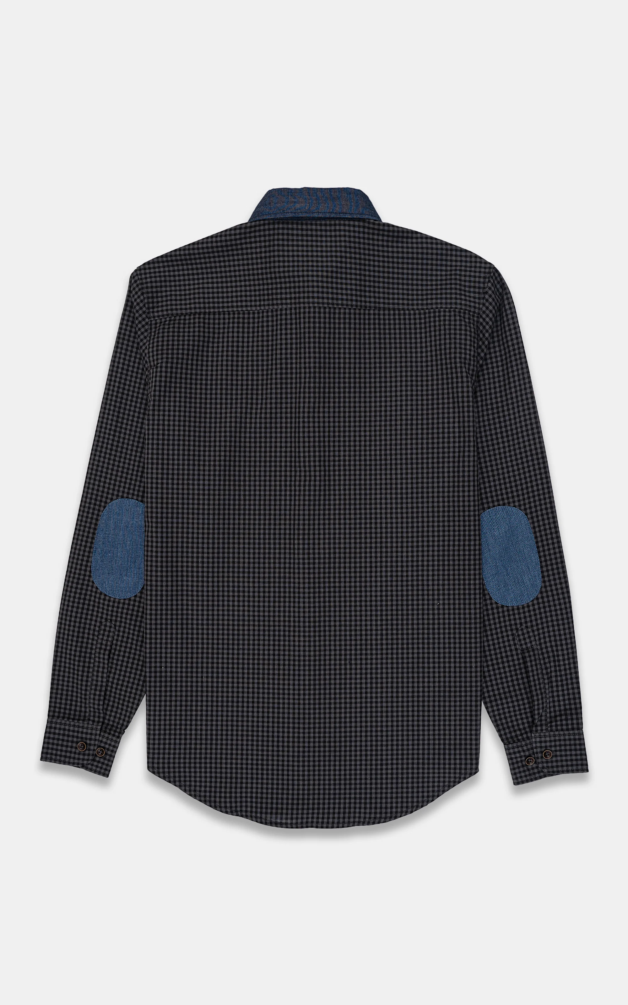 CASUAL SHIRT GREY CHECK - Image 3