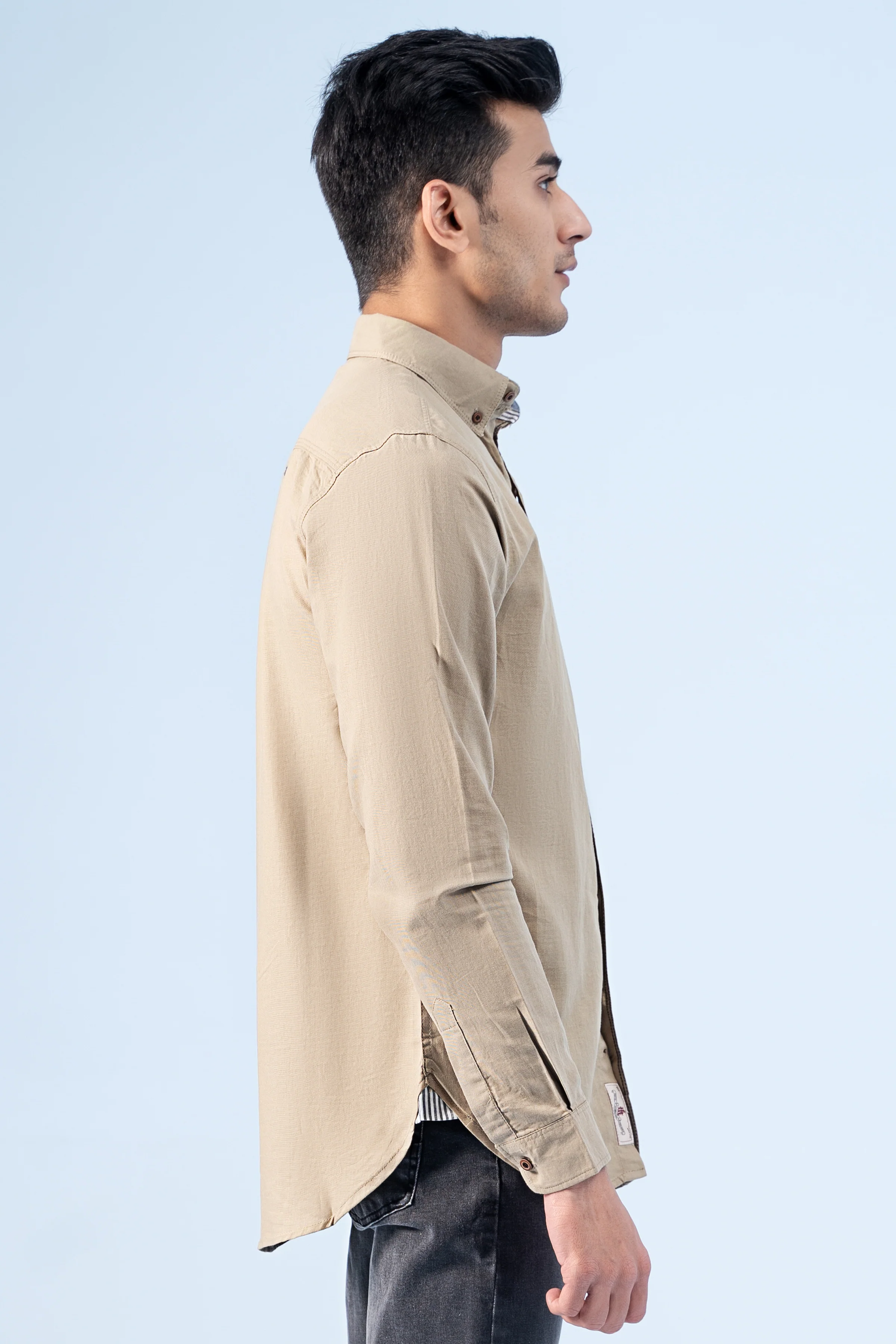 CASUAL SHIRT KHAKI - Image 2