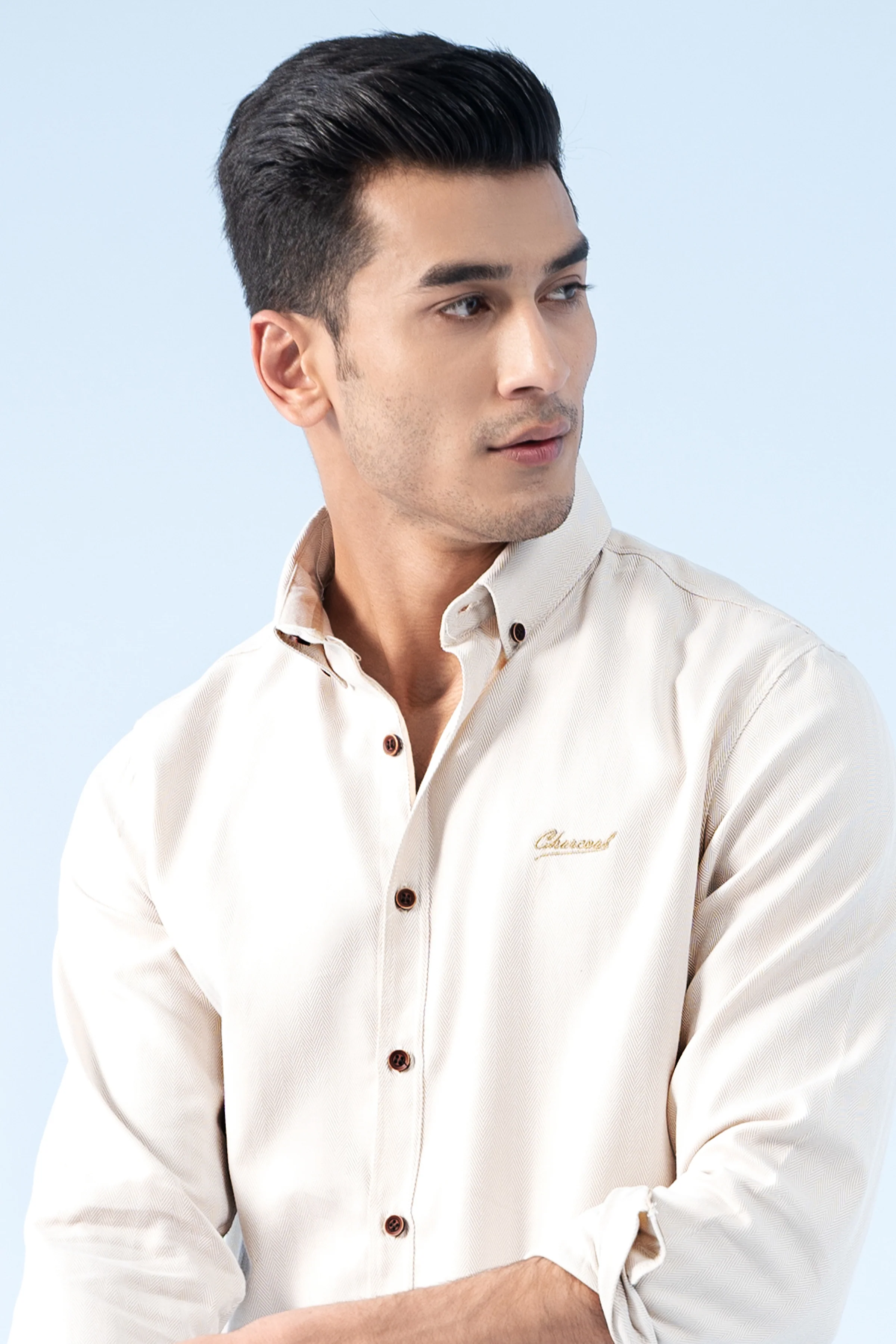 CASUAL SHIRT KHAKI - Image 4