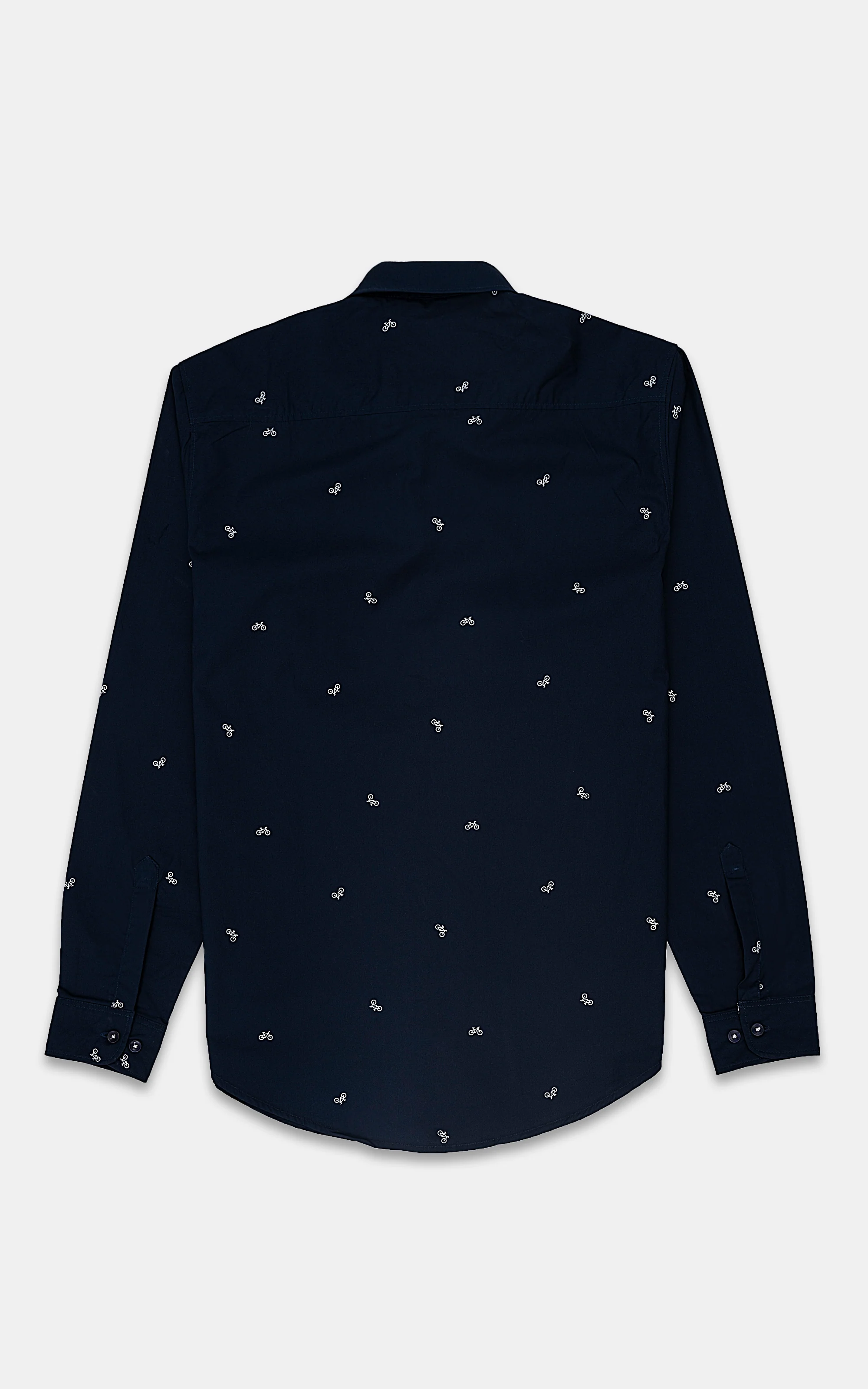 CASUAL SHIRT NAVY PRINTED - Image 3