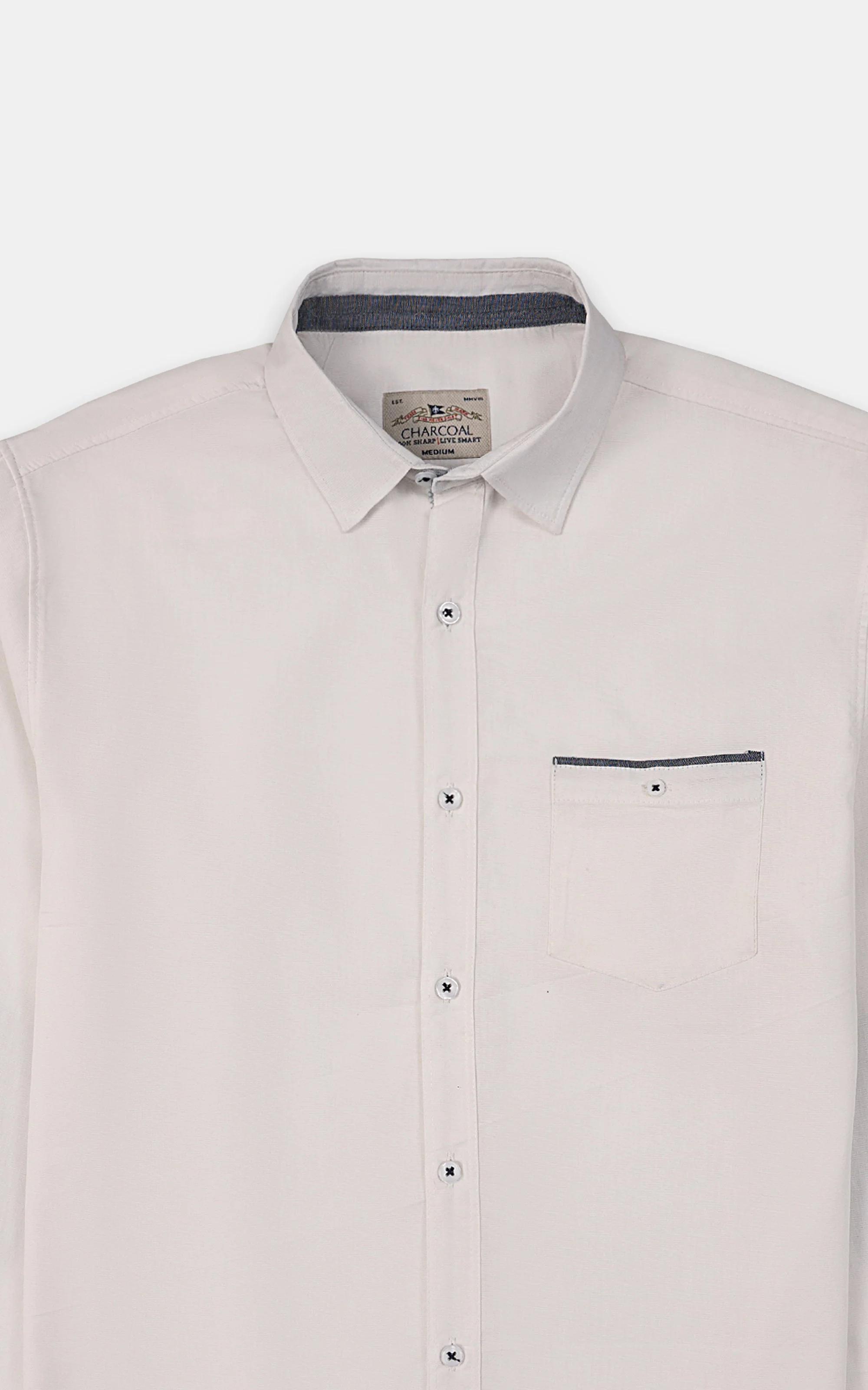 CASUAL SHIRT OFF WHITE - Image 2