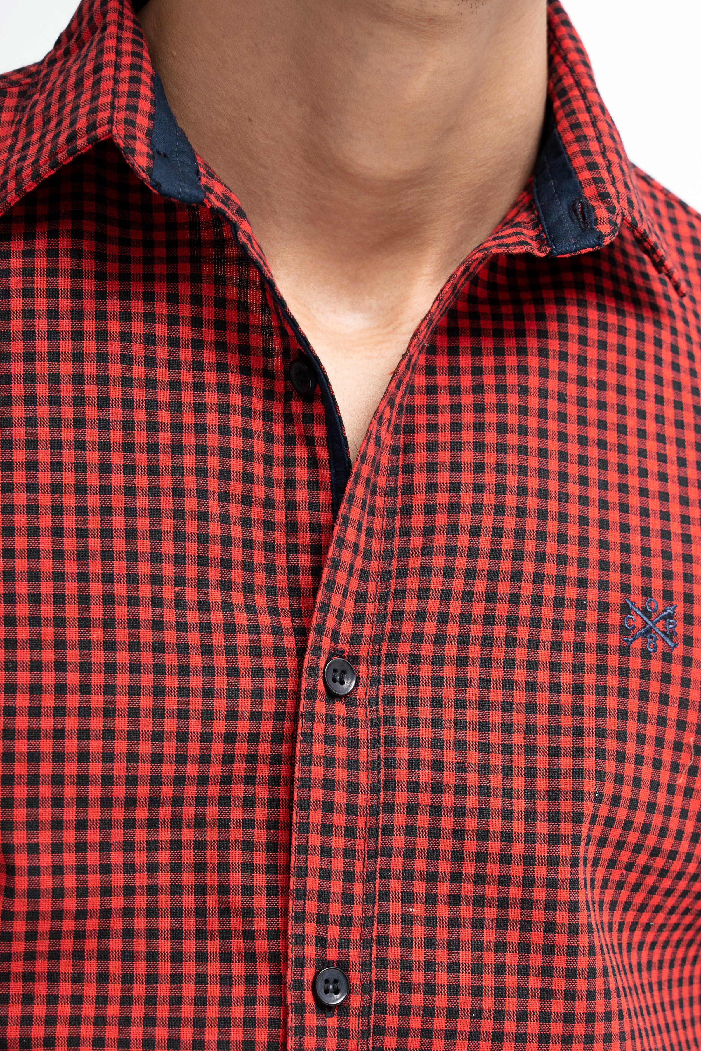 CASUAL SHIRT RED CHECK - Image 5