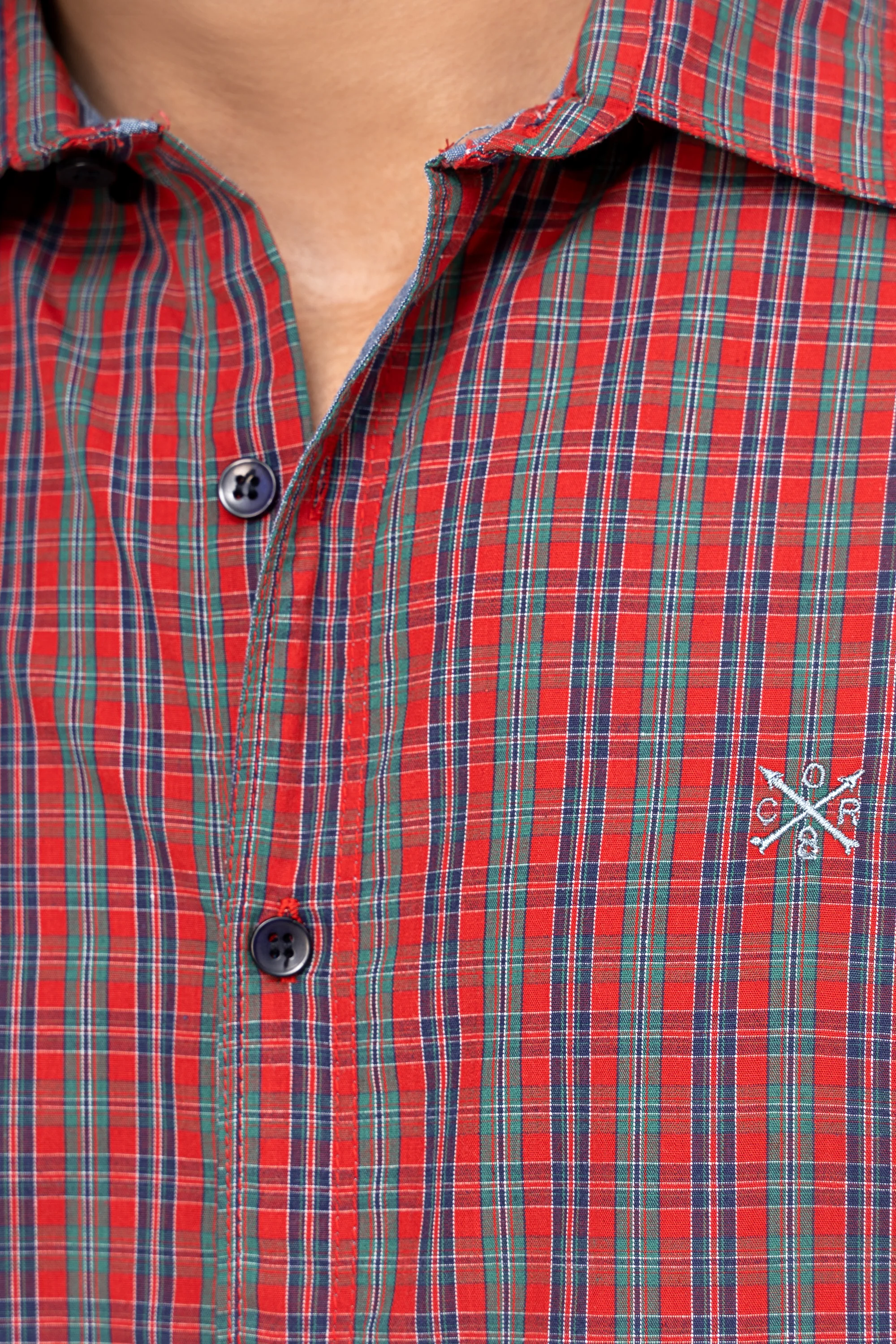 CASUAL SHIRT RED CHECK - Image 5