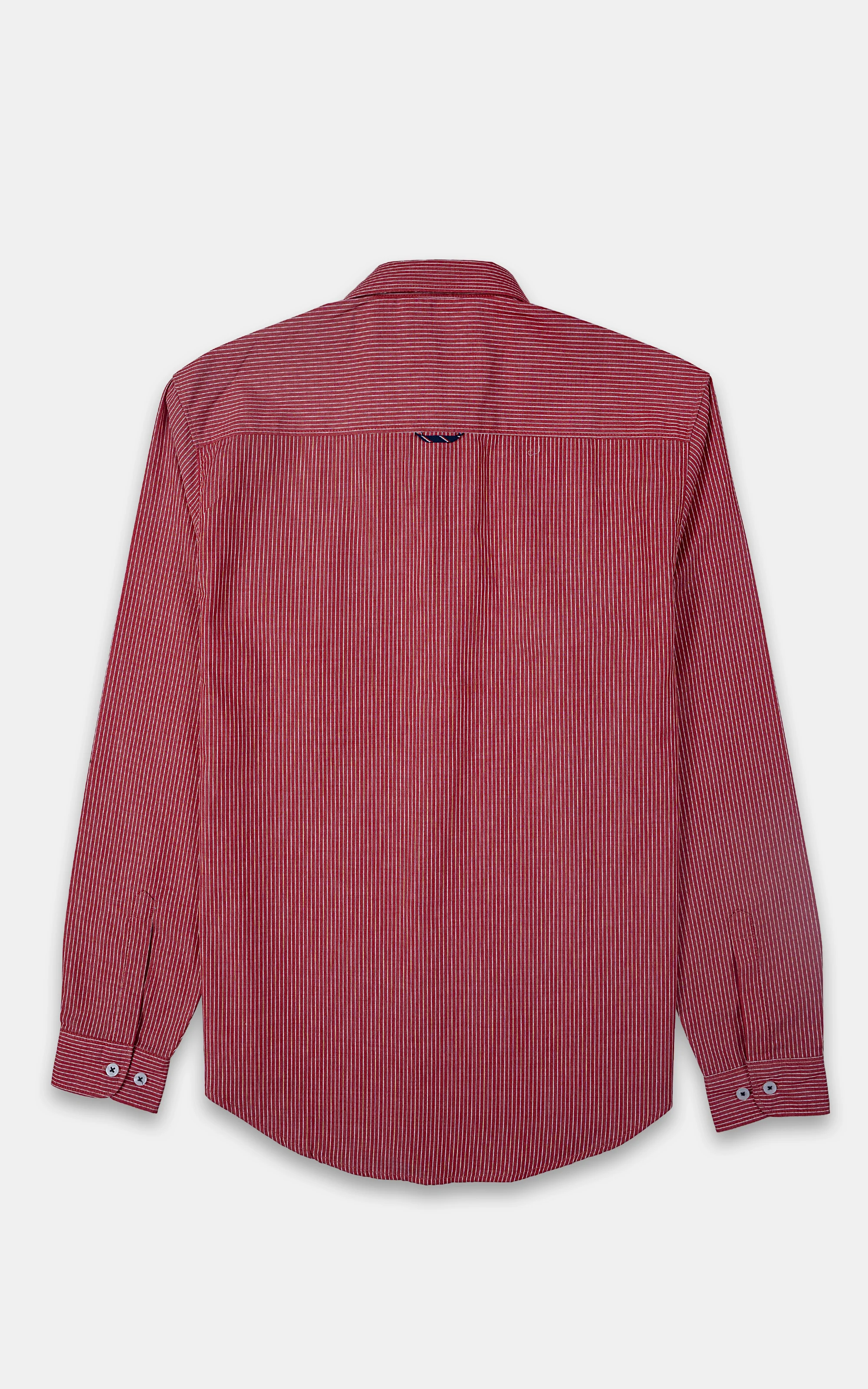 CASUAL SHIRT RED STRIPE - Image 3