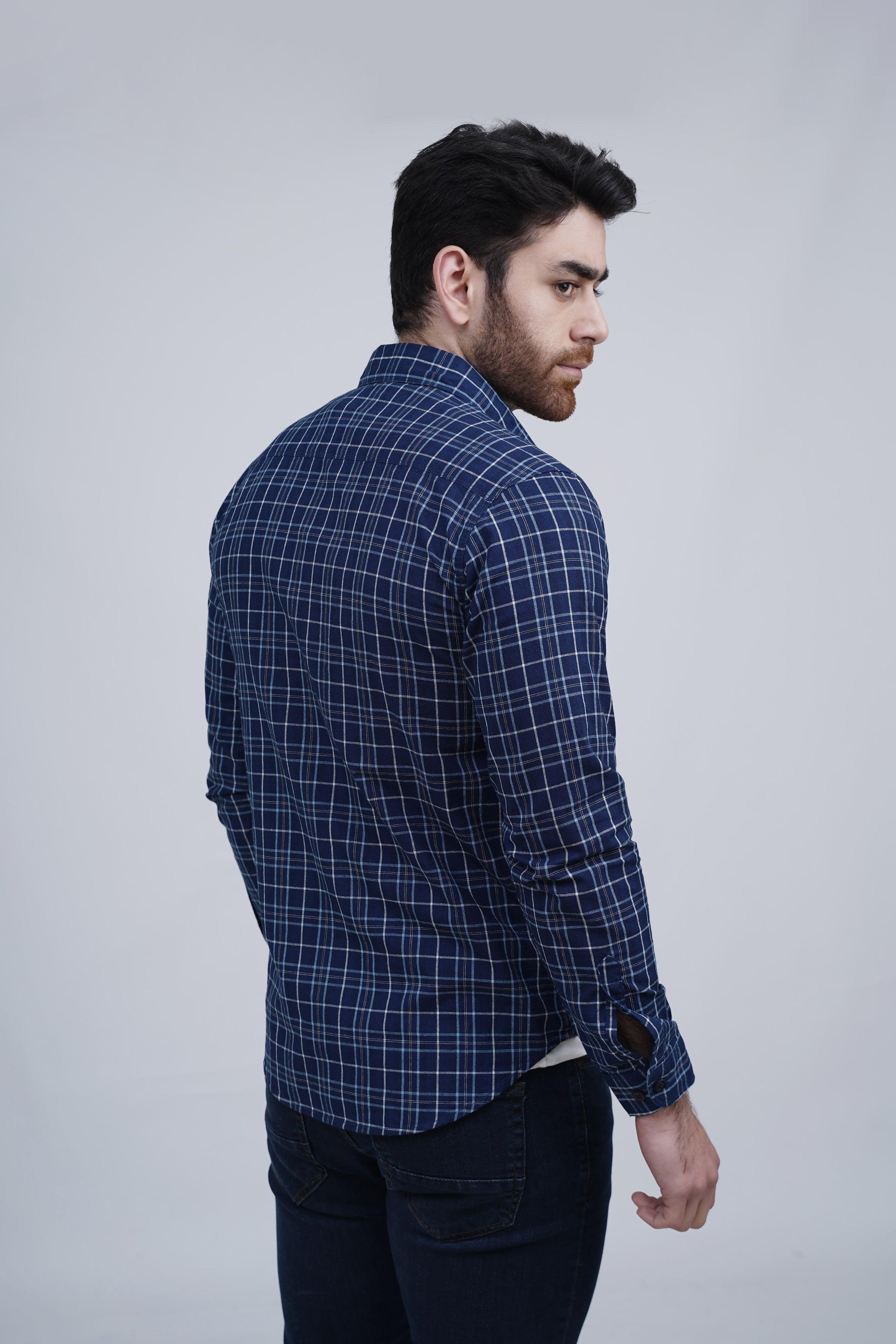 CASUAL SHIRT ROYAL BLUE - Image 3