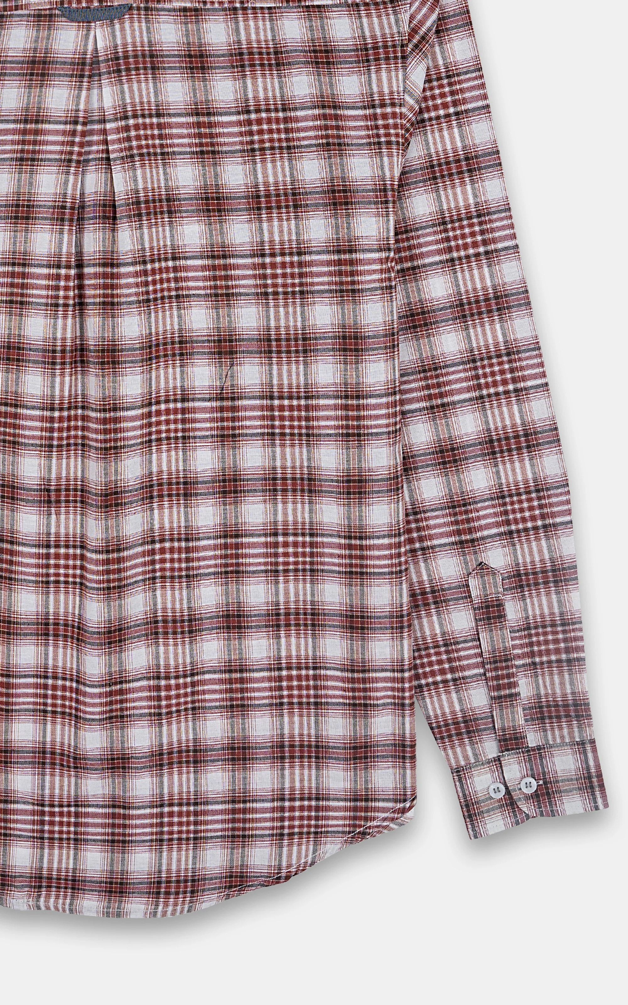 CASUAL SHIRT RUST CHECK - Image 4