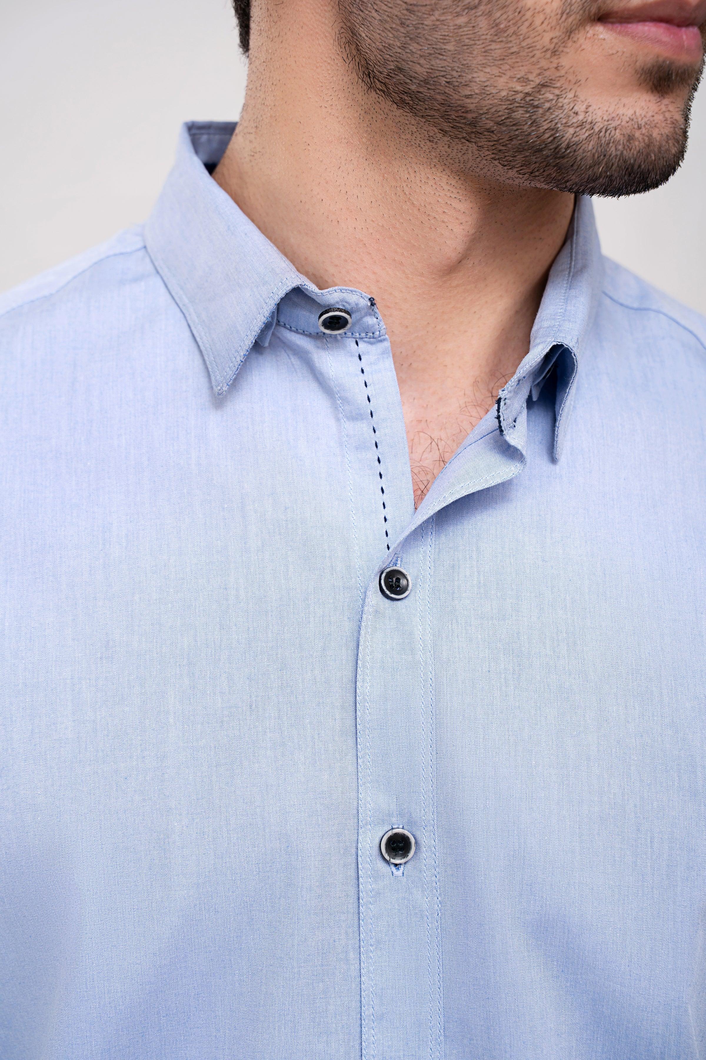 CASUAL SHIRT SKY BLUE - Image 2