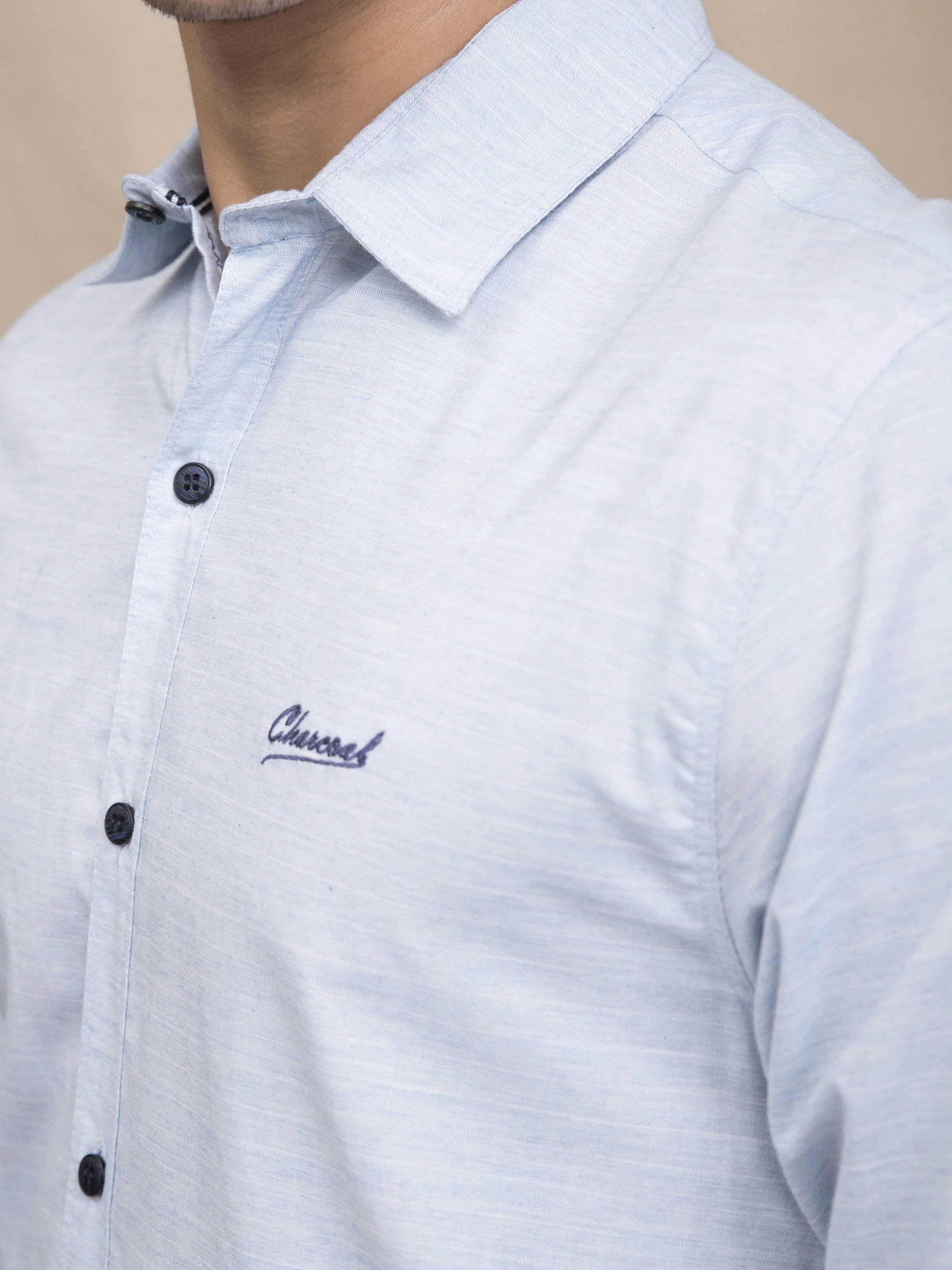 CASUAL SHIRT SKY BLUE - Image 4