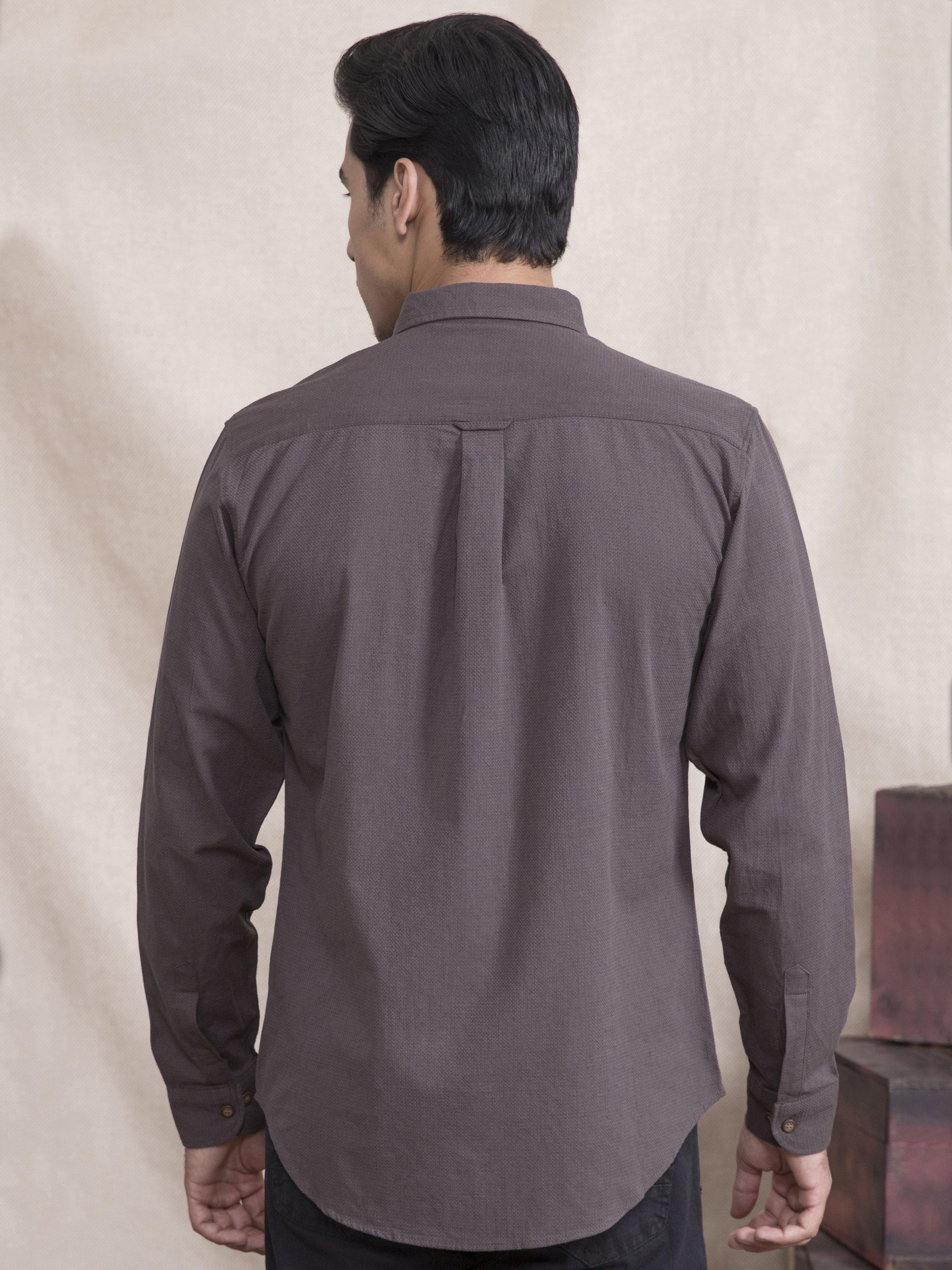 CASUAL SHIRT SLIM FIT FULL SLEEVE MOSS - Image 3