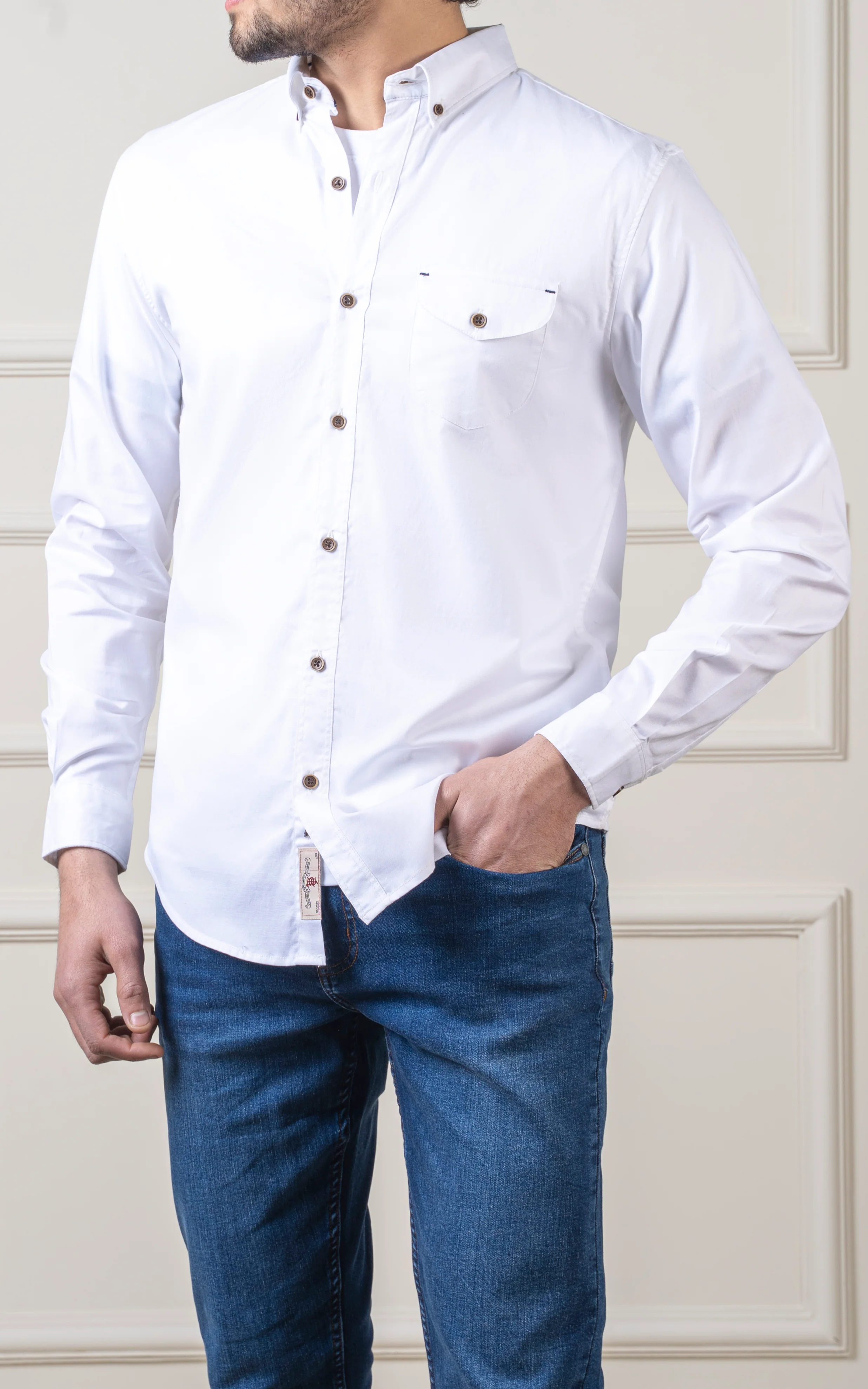CASUAL SHIRT WHITE - Image 2
