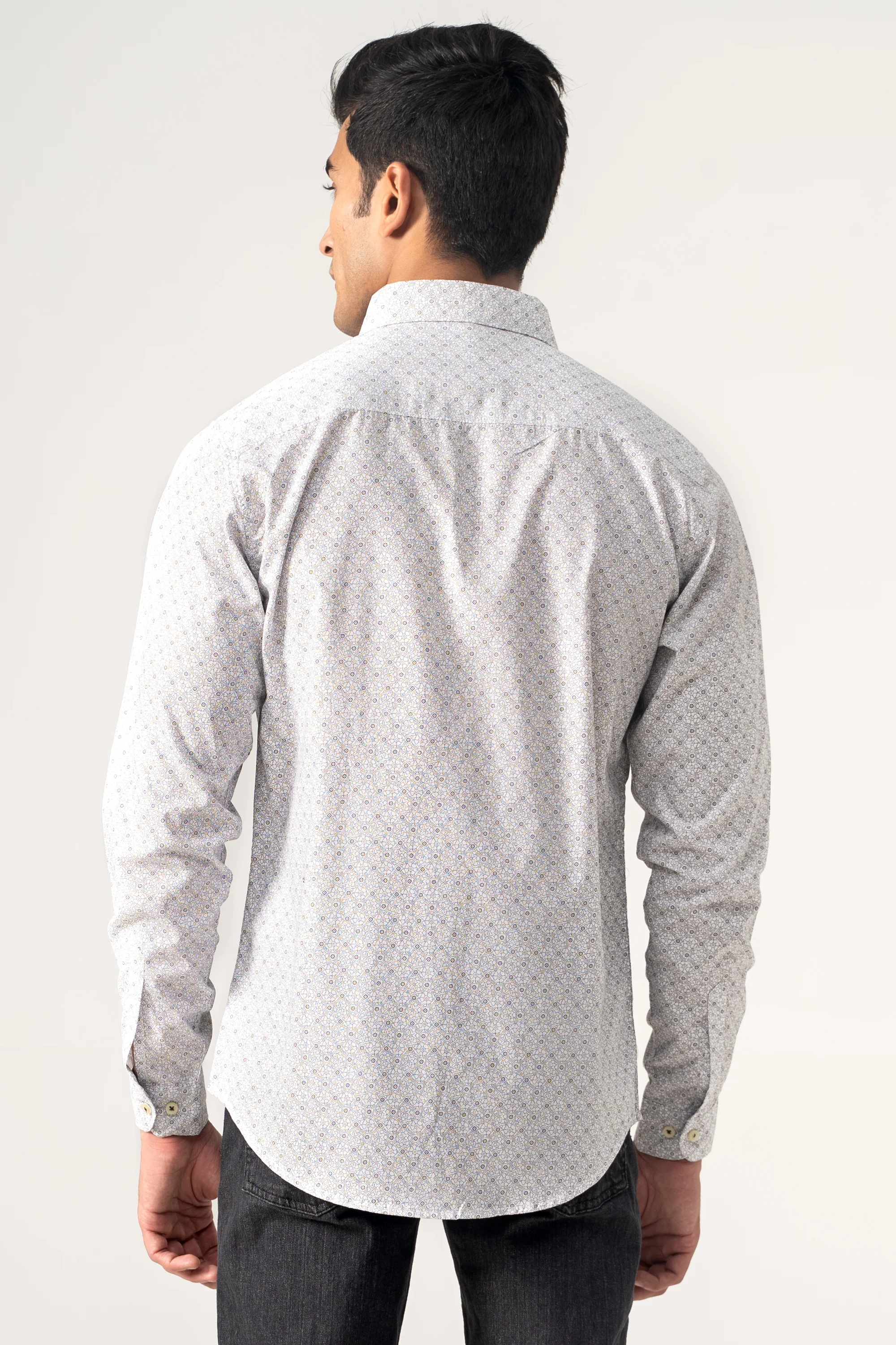 CASUAL SHIRT WHITE PRINTED - Image 4