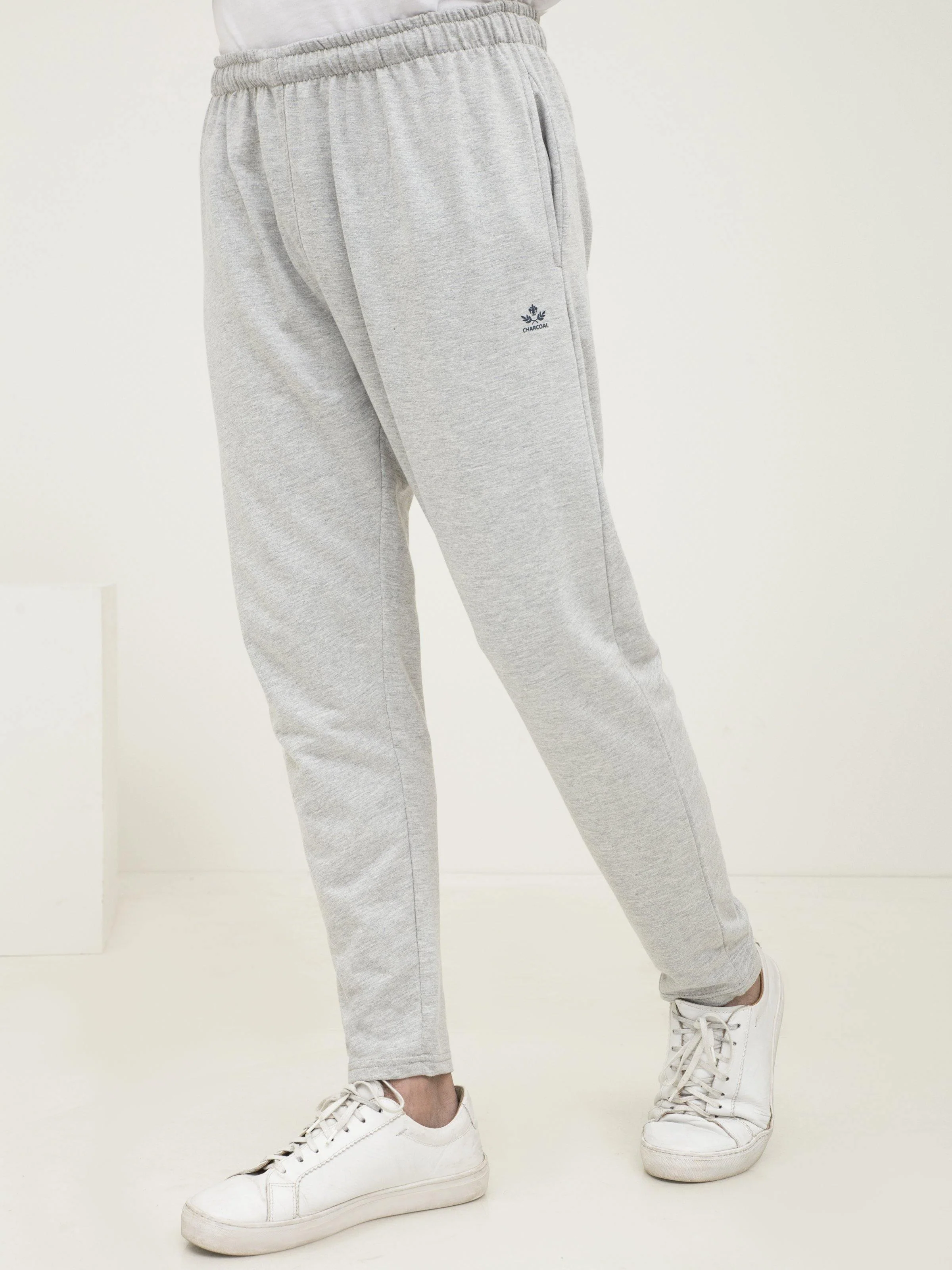 CASUAL TROUSER KNITE SLEEPWEAR GREY MELANGE