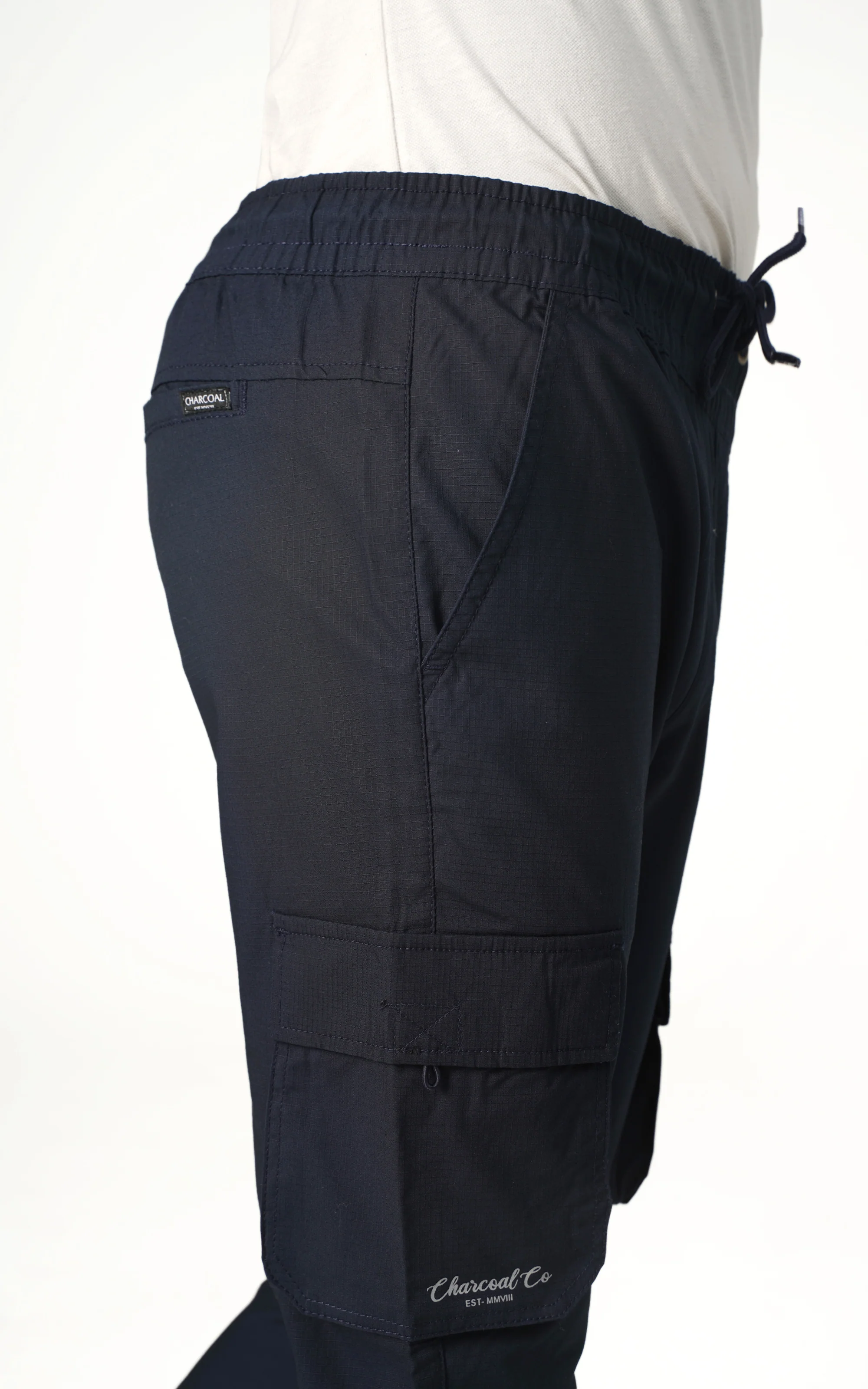 RIPSTOP CARGO JOGGER TROUSER NAVY - Image 4