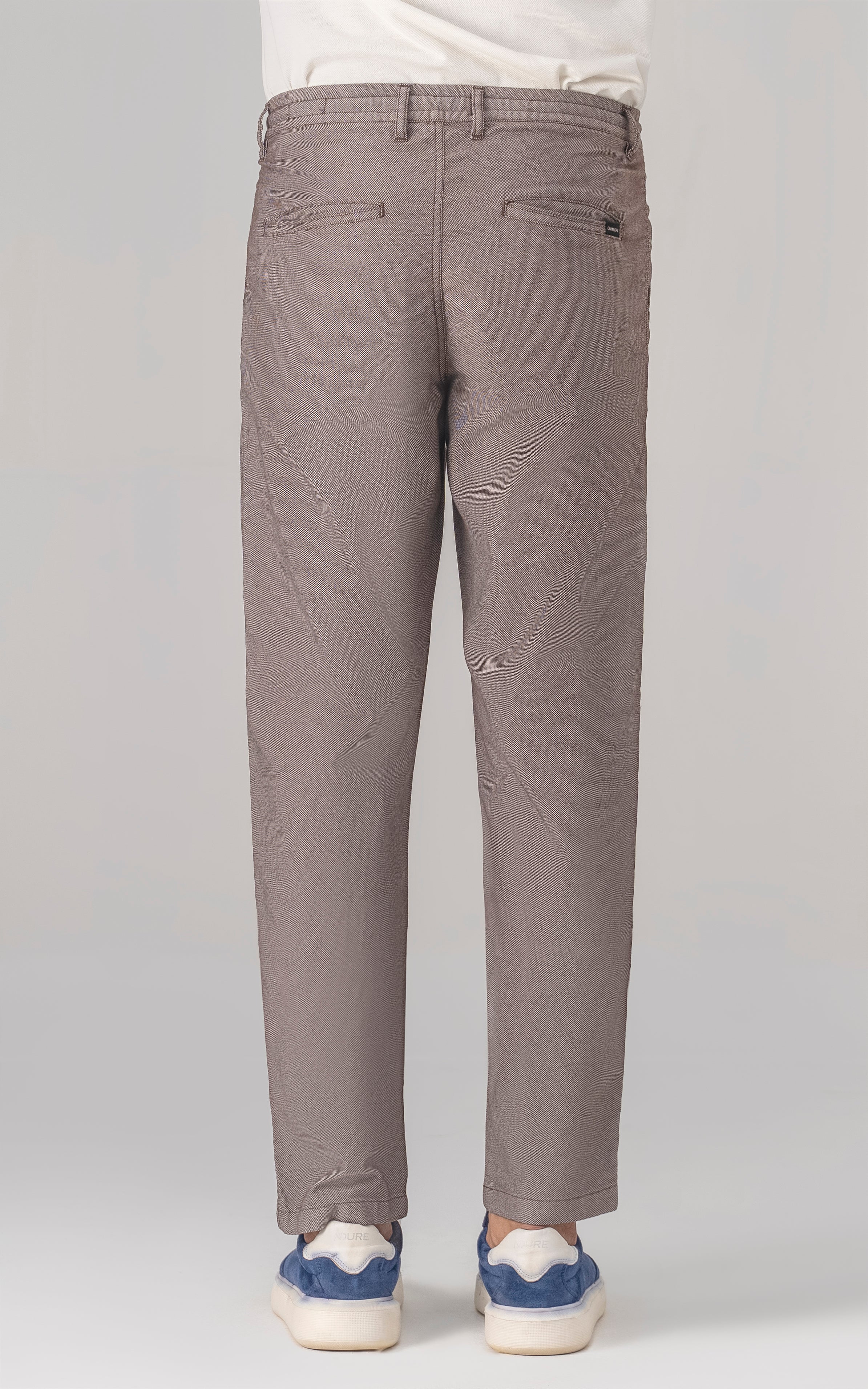 CASUAL TROUSER REGULAR FIT BROWN - Image 4