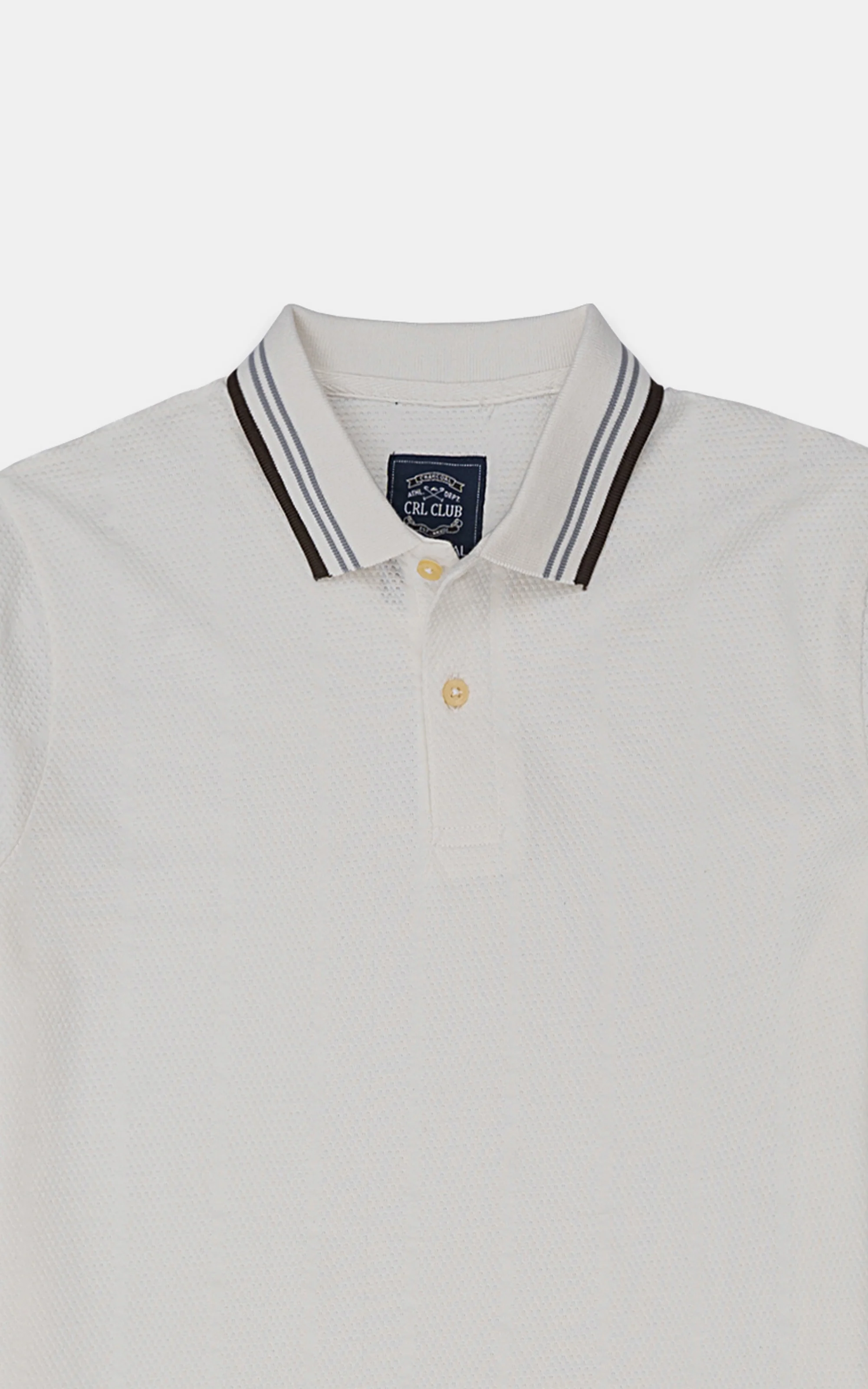 CLASSIC POLO SHIRT OFF WHITE - Image 2