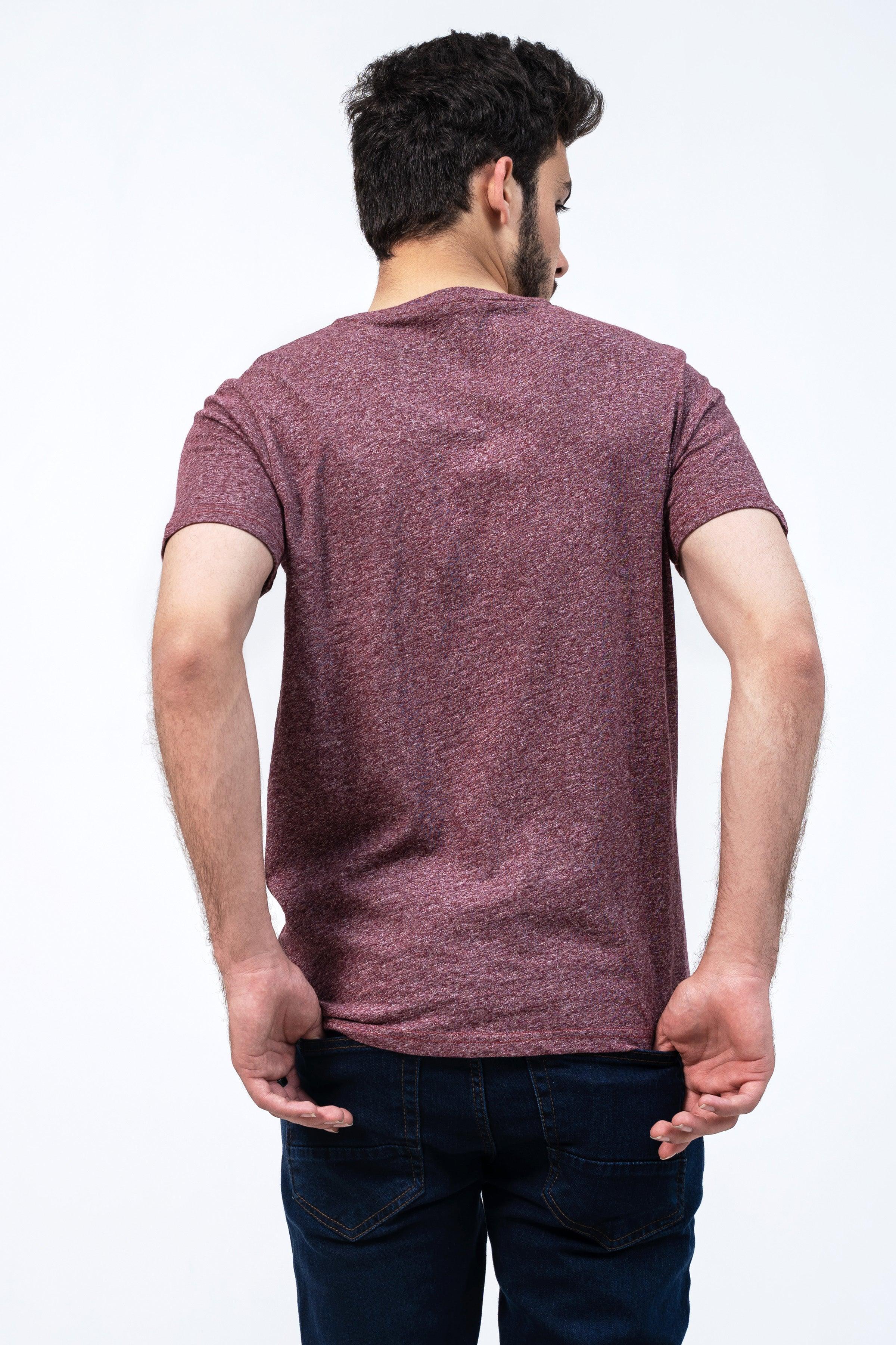 CLASSIC T SHIRT MAROON - Image 4