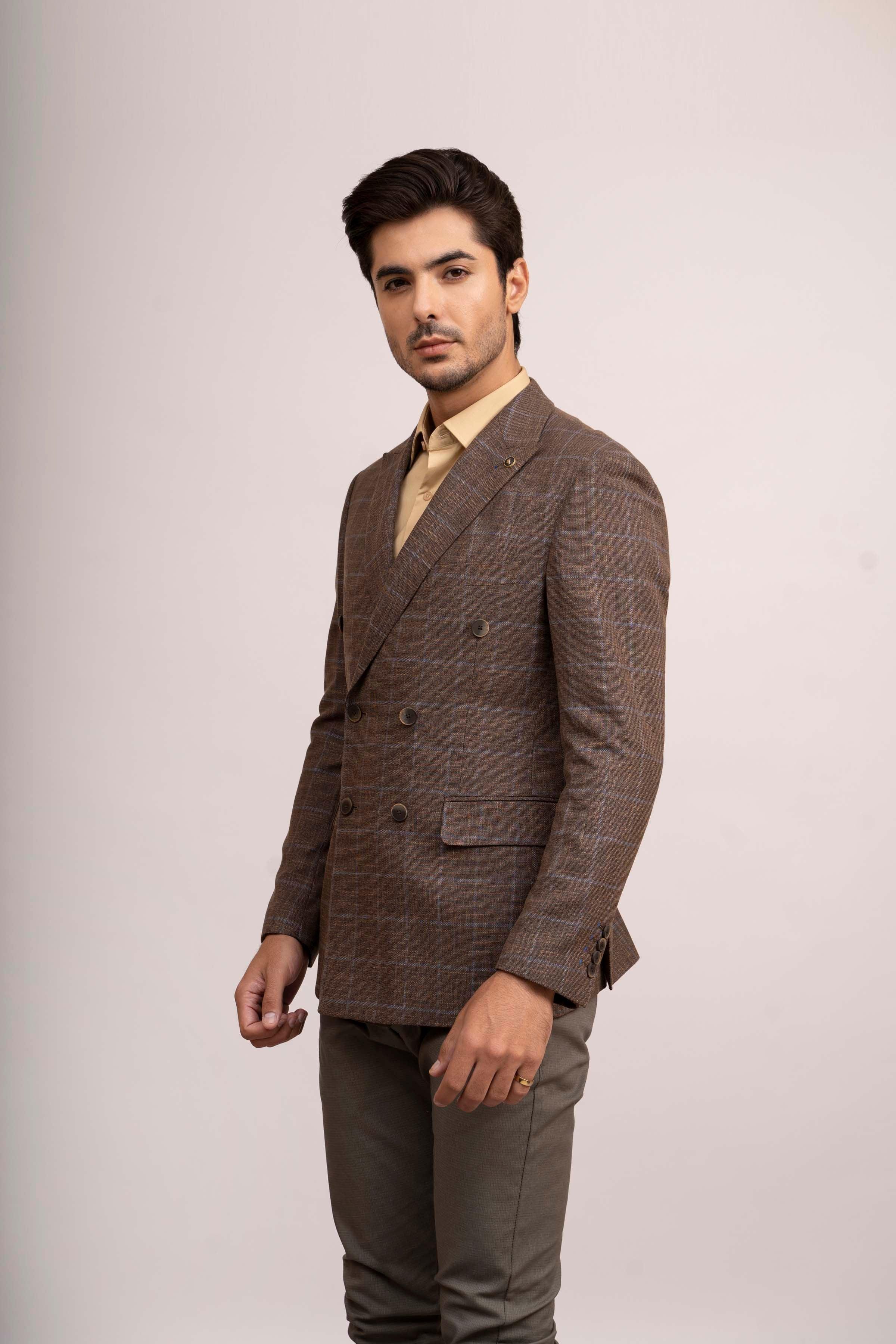 CASUAL COAT SLIM FIT BROWN - Image 3