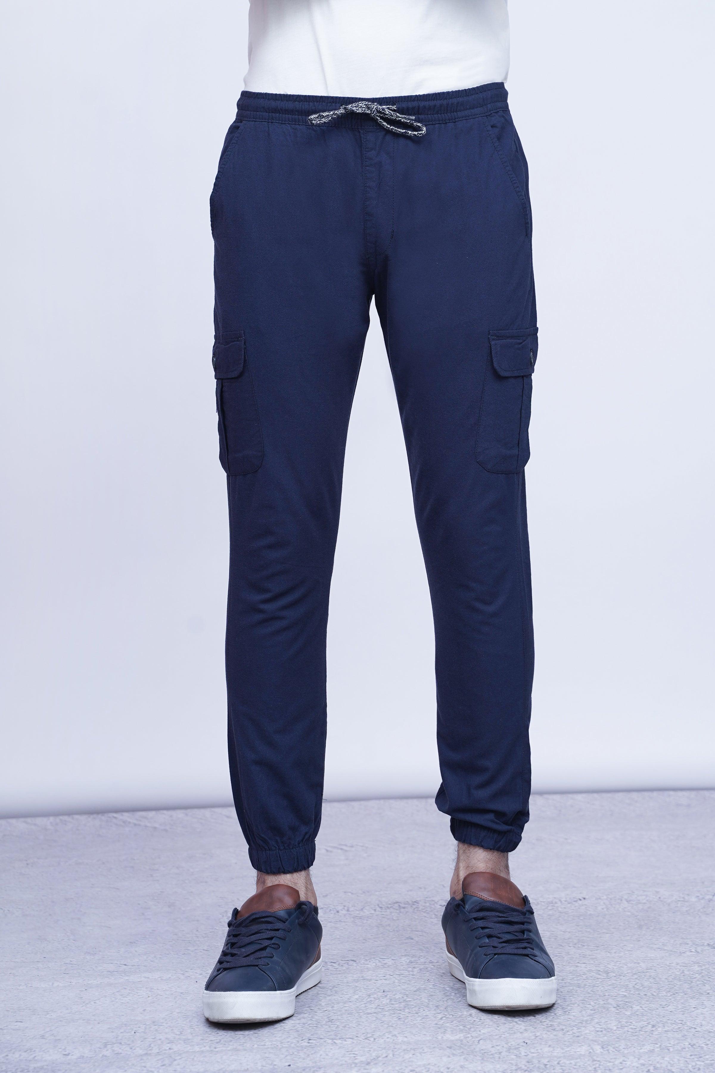 CASUAL JOGGER TROUSER NAVY - Image 2