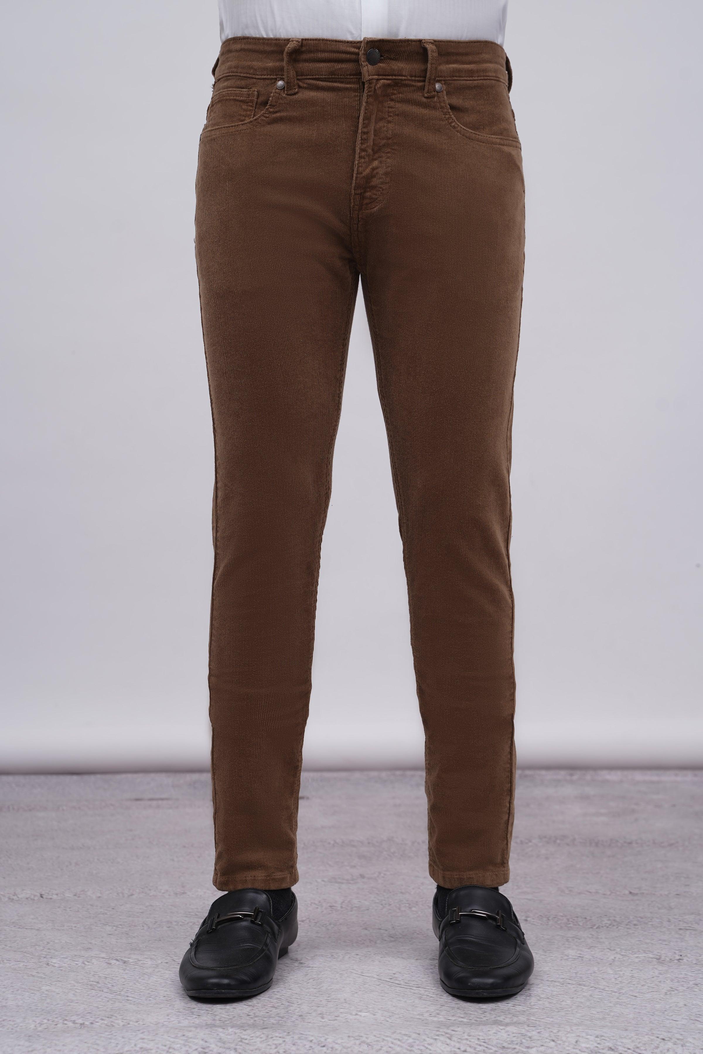 5 POCKET CORDUROY PANT KHAKI - Image 2