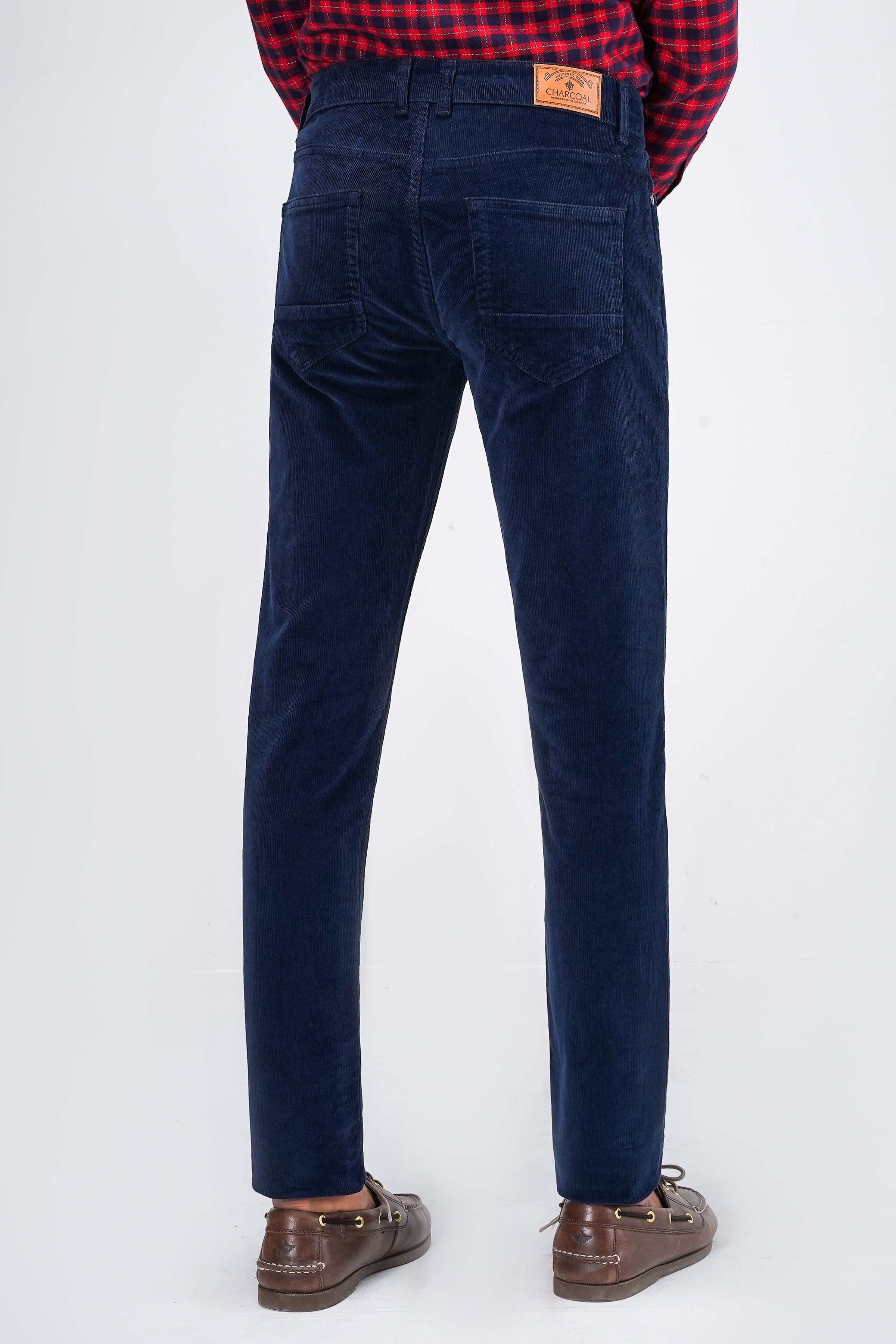 CORDUROY 5-POCKET PANT NAVY BLUE - Image 2