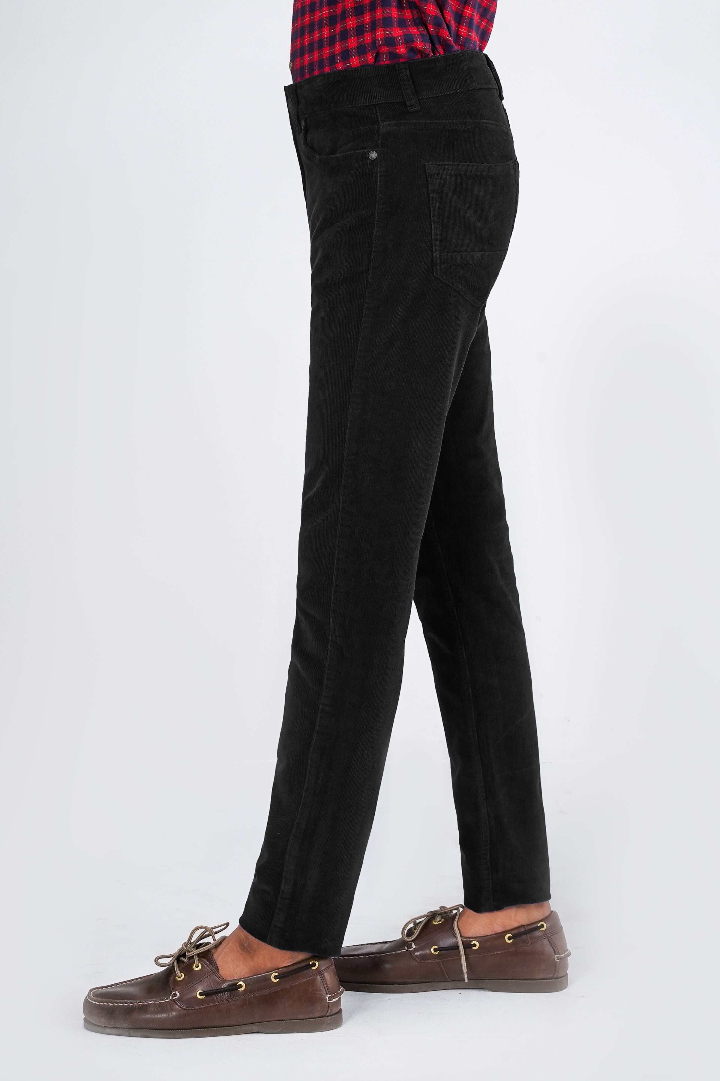 CORDUROY 5-POCKET PANT BLACK - Image 2