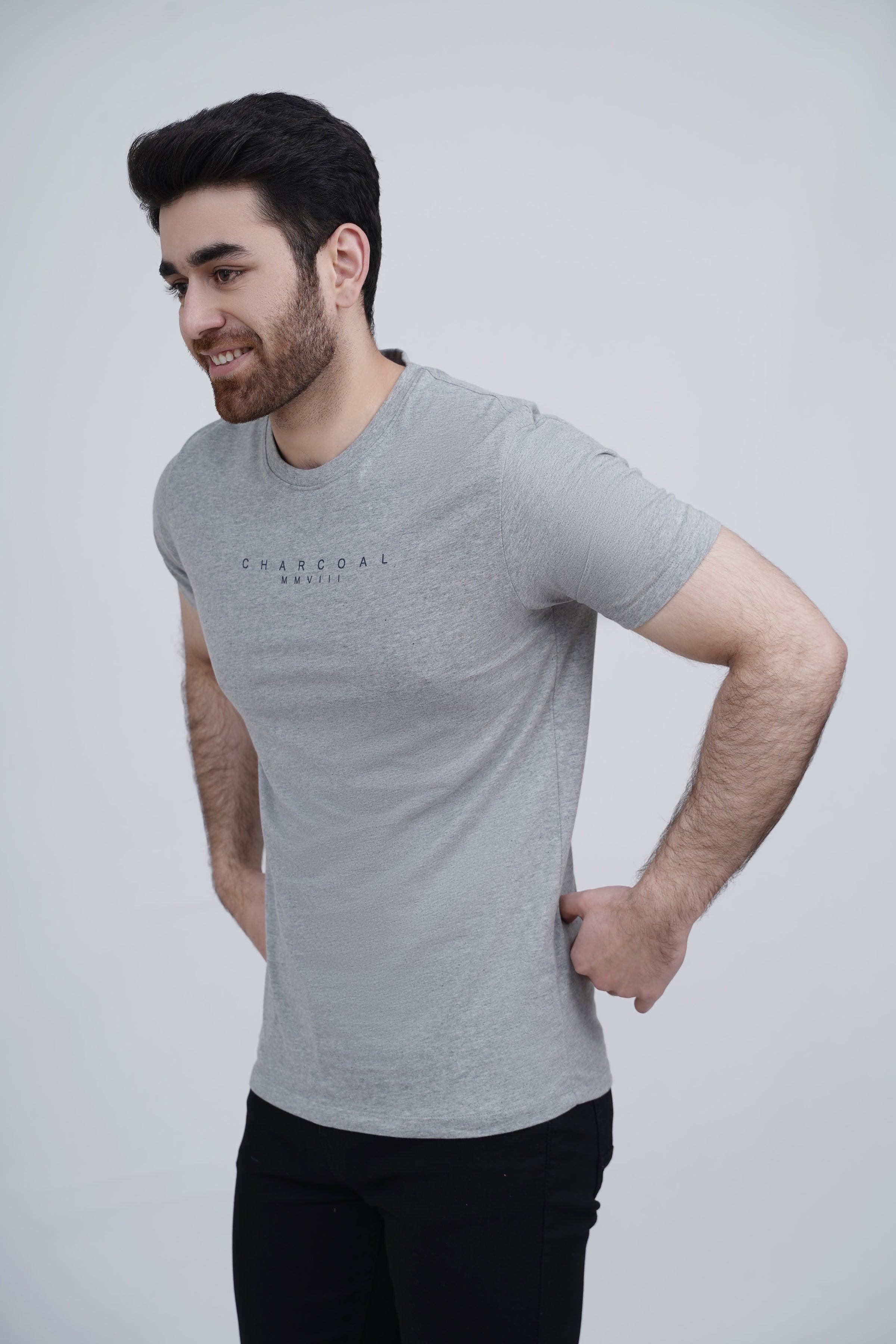 SLEEPWEAR T SHIRT GREY MELANGE - Image 2