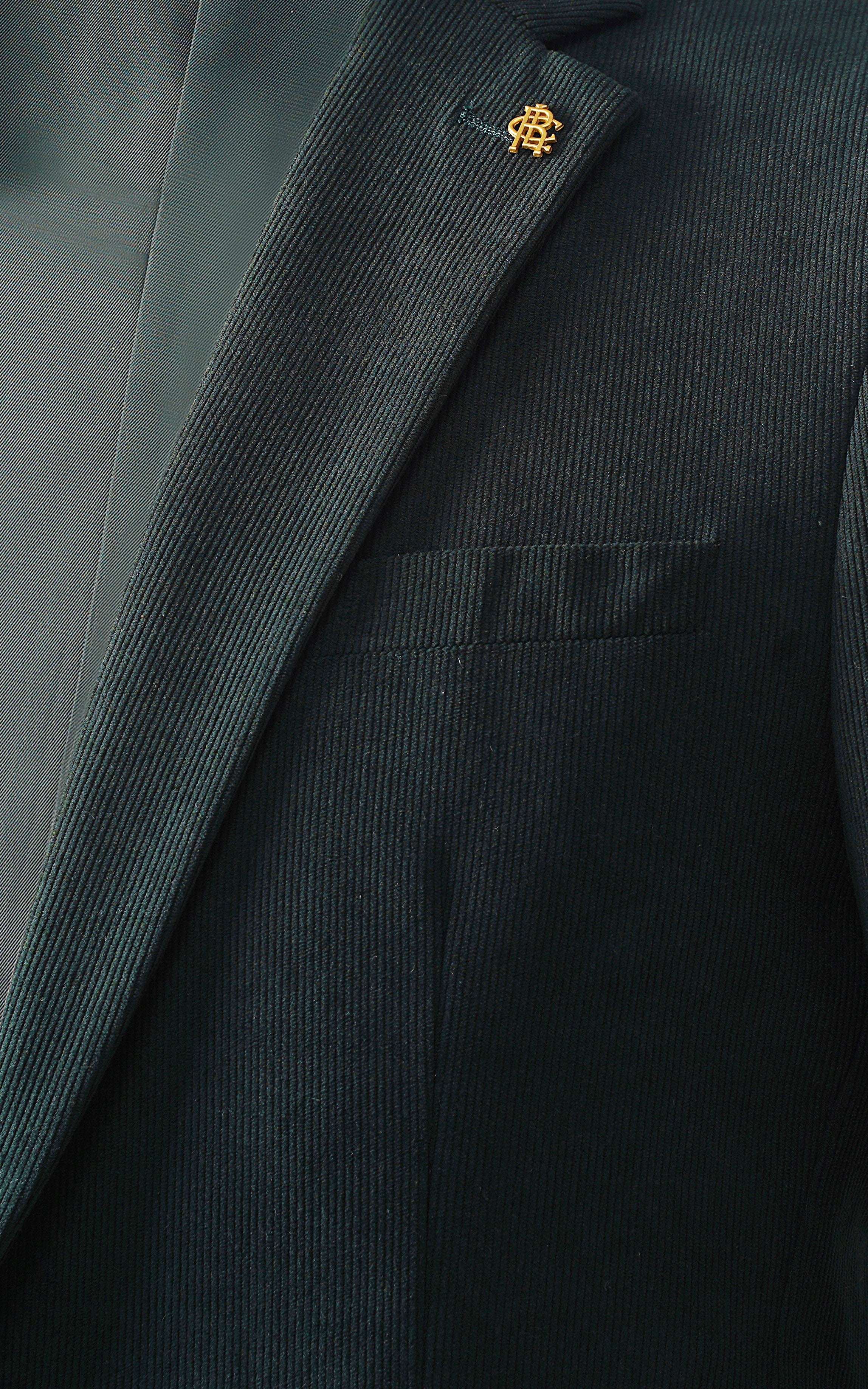 CORDUROY CASUAL COAT FOREST GREEN - Image 4