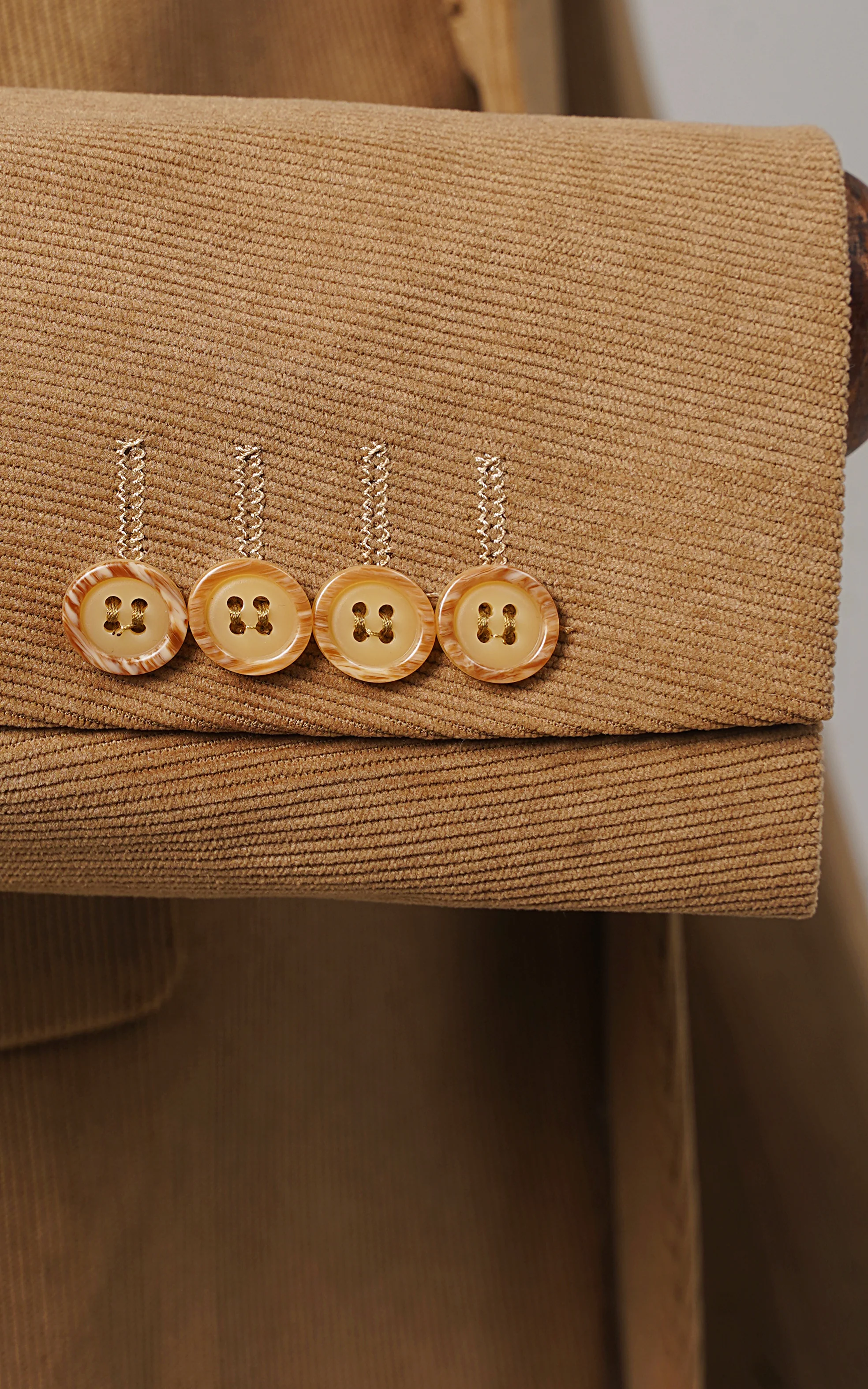 CORDUROY CASUAL COAT KHAKI - Image 5