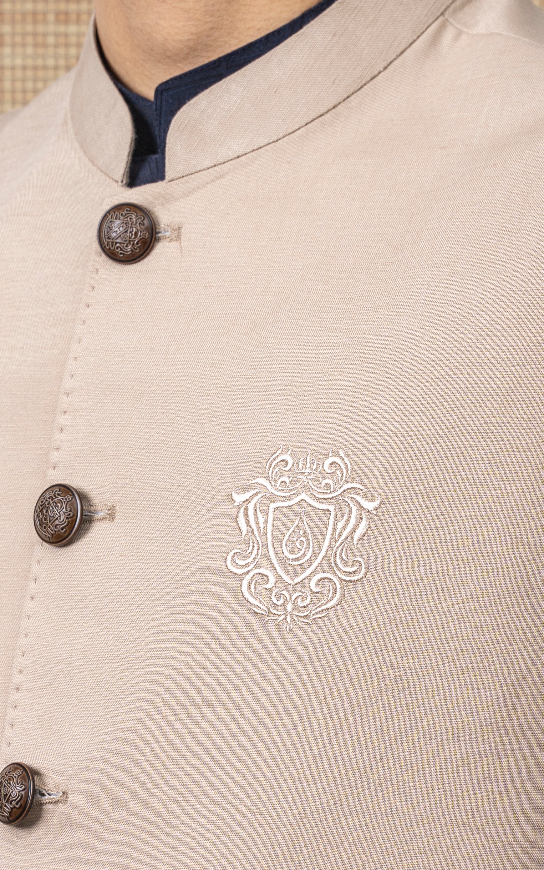 COTTON LINEN W/C -  SIGNATURE COLLECTION  BEIGE - Image 2