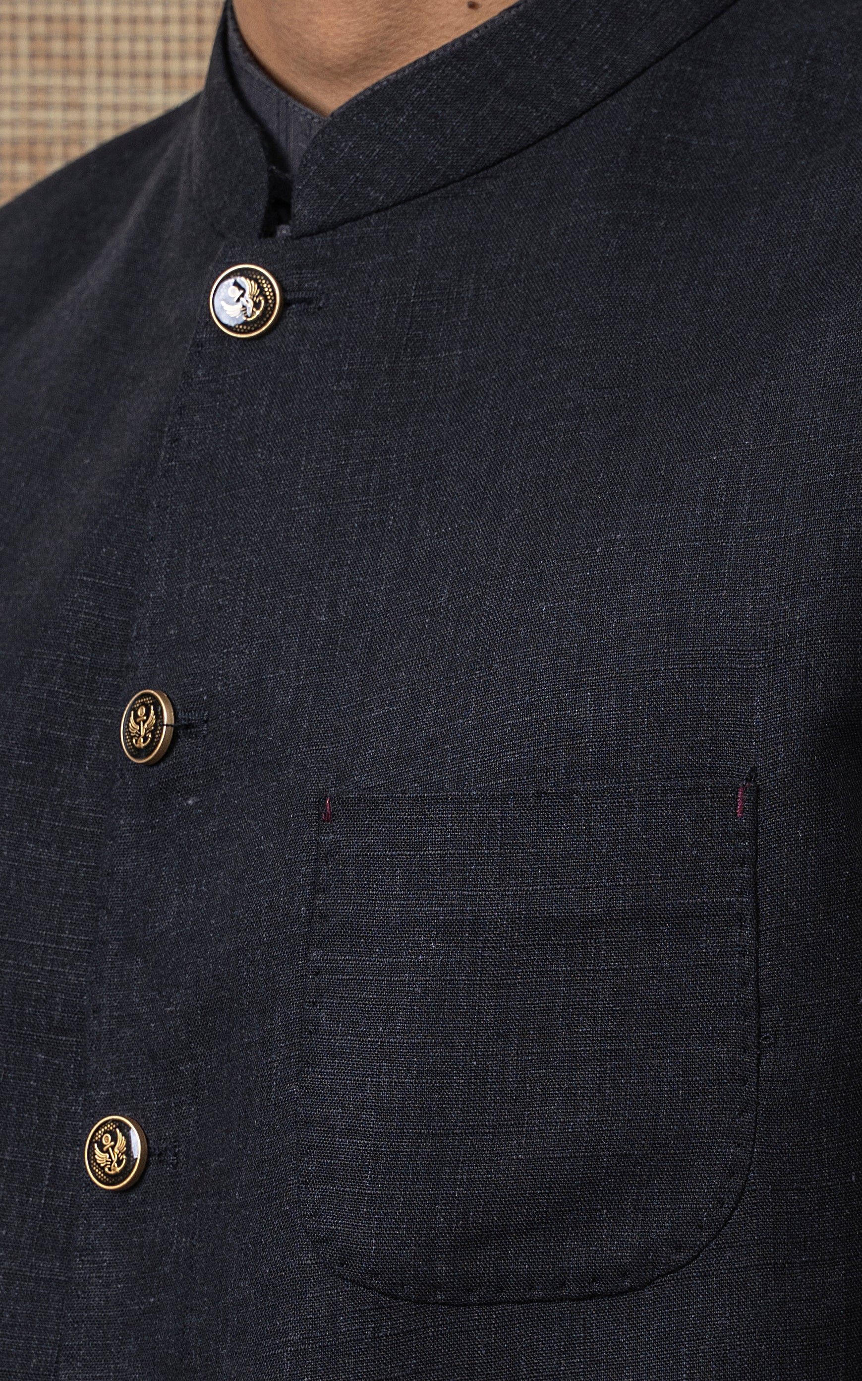 COTTON LINEN W/C - SIGNATURE COLLECTION BLACK - Image 2