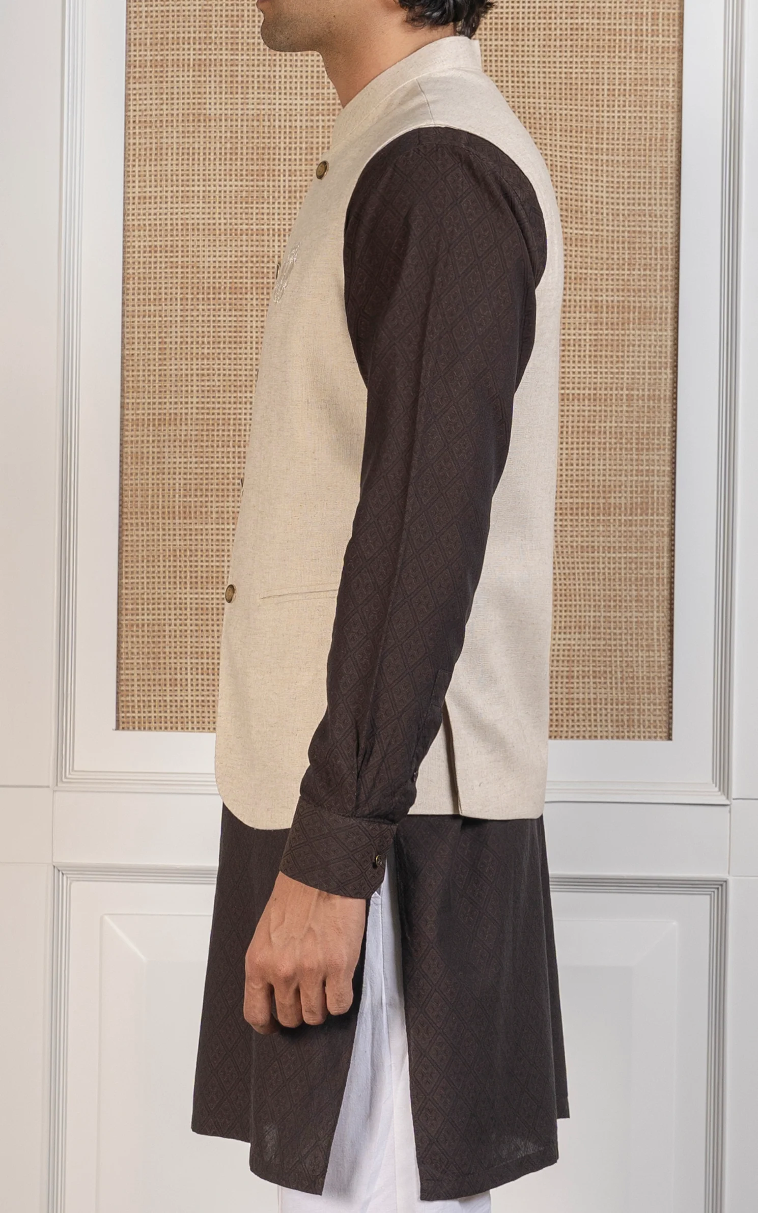 COTTON LINEN W/C - SIGNATURE COLLECTION OATMEAL - Image 3