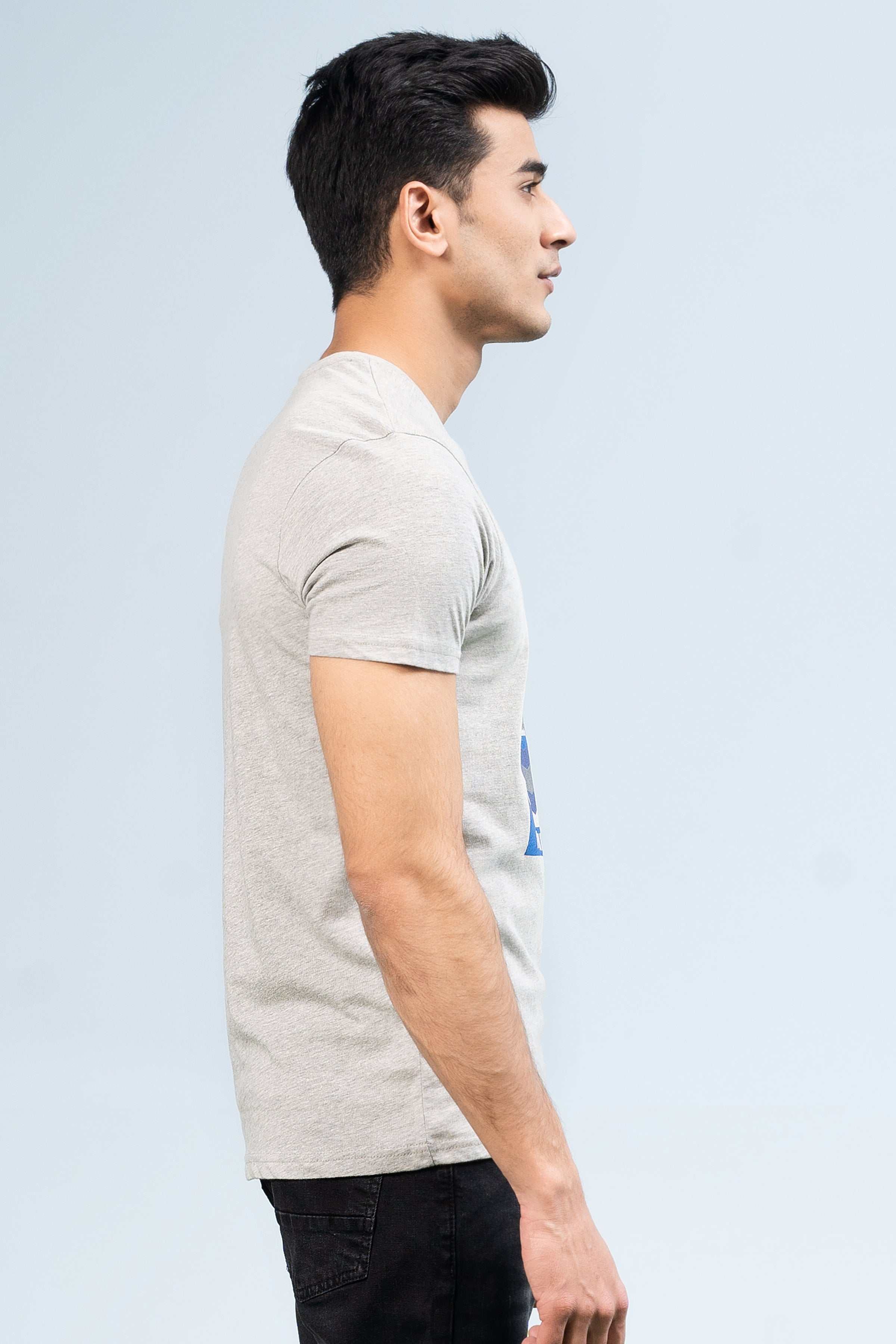T SHIRT HEATHER GREY - Image 3