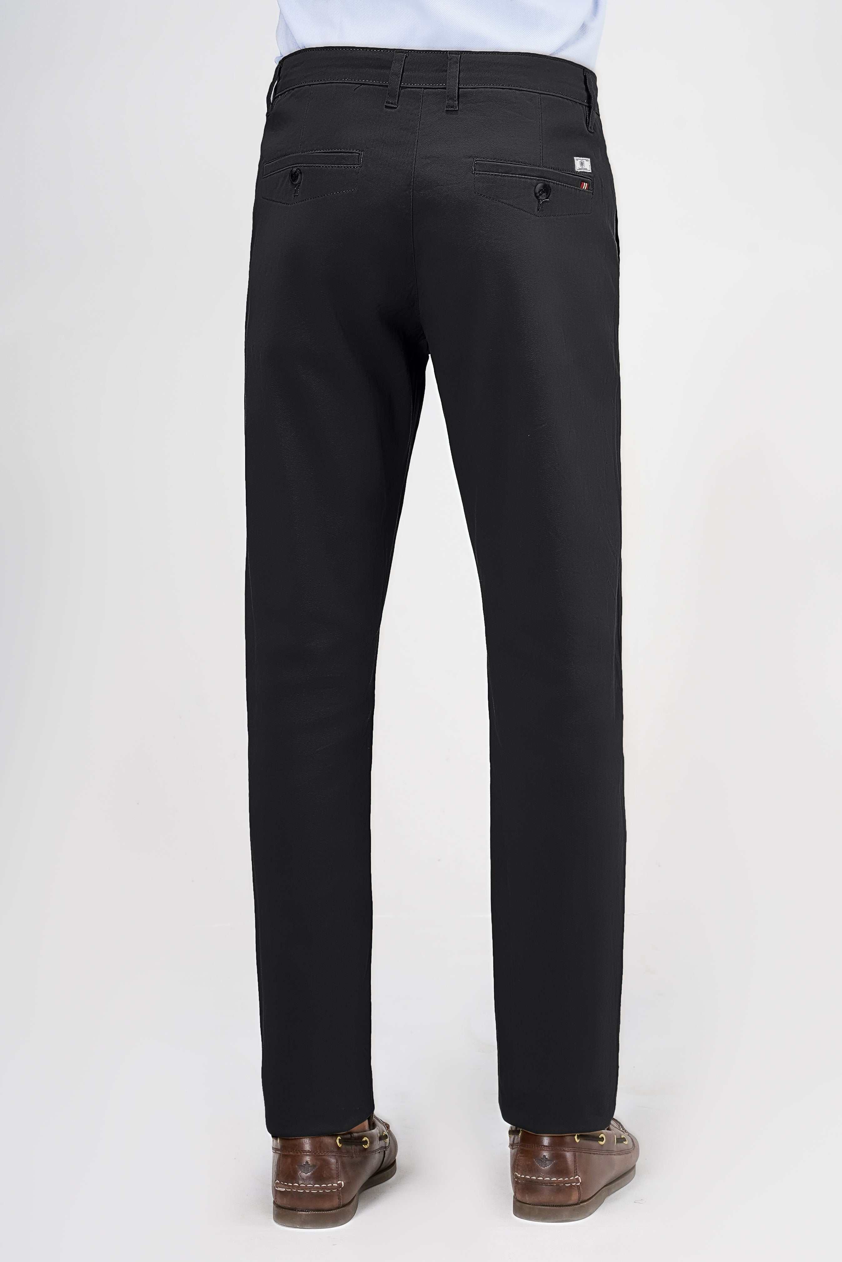 CROSS POCKET CASUAL PANT BLACK - Image 3