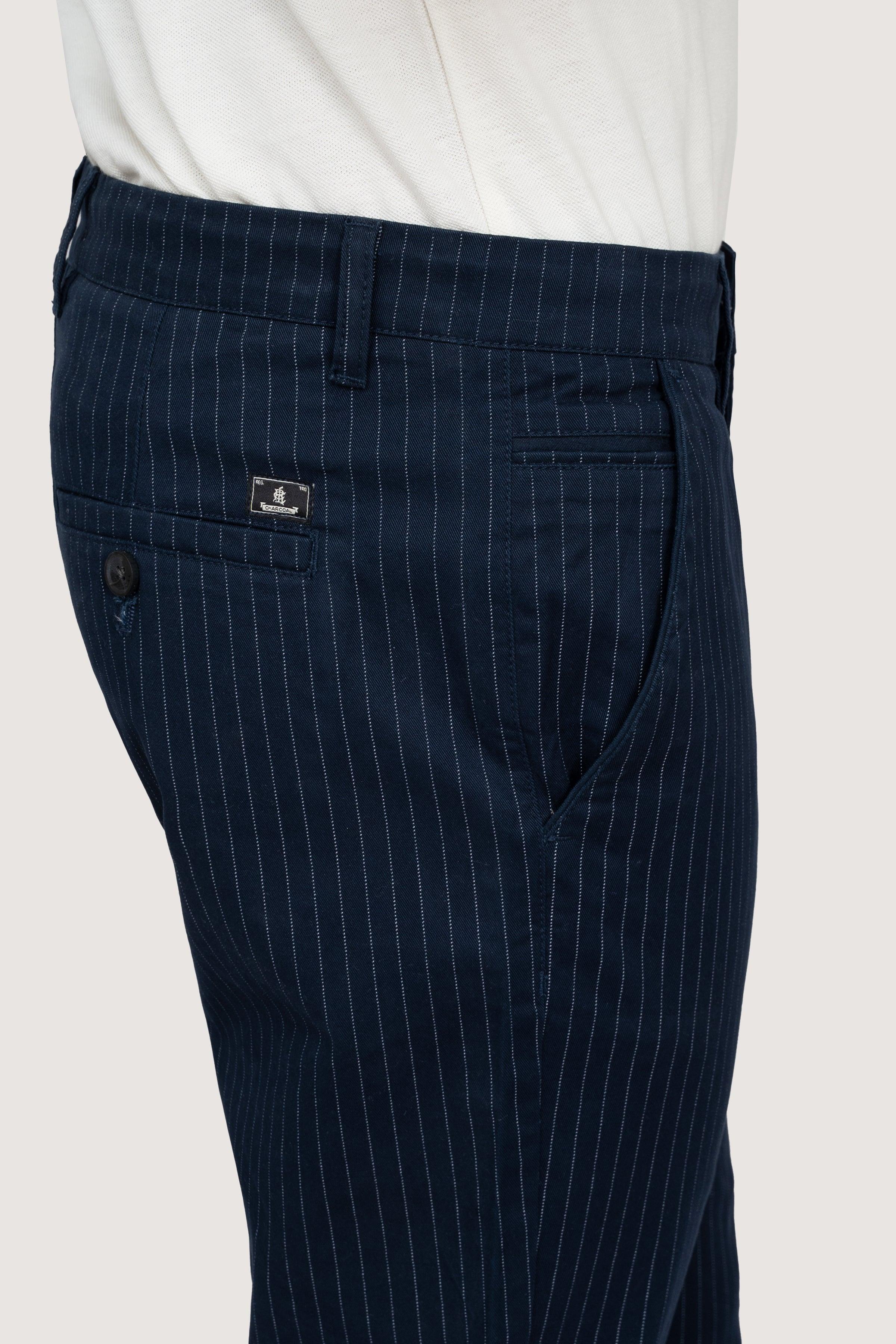 CROSS POCKET TWILL SLIMFIT PANT NAVY - Image 2