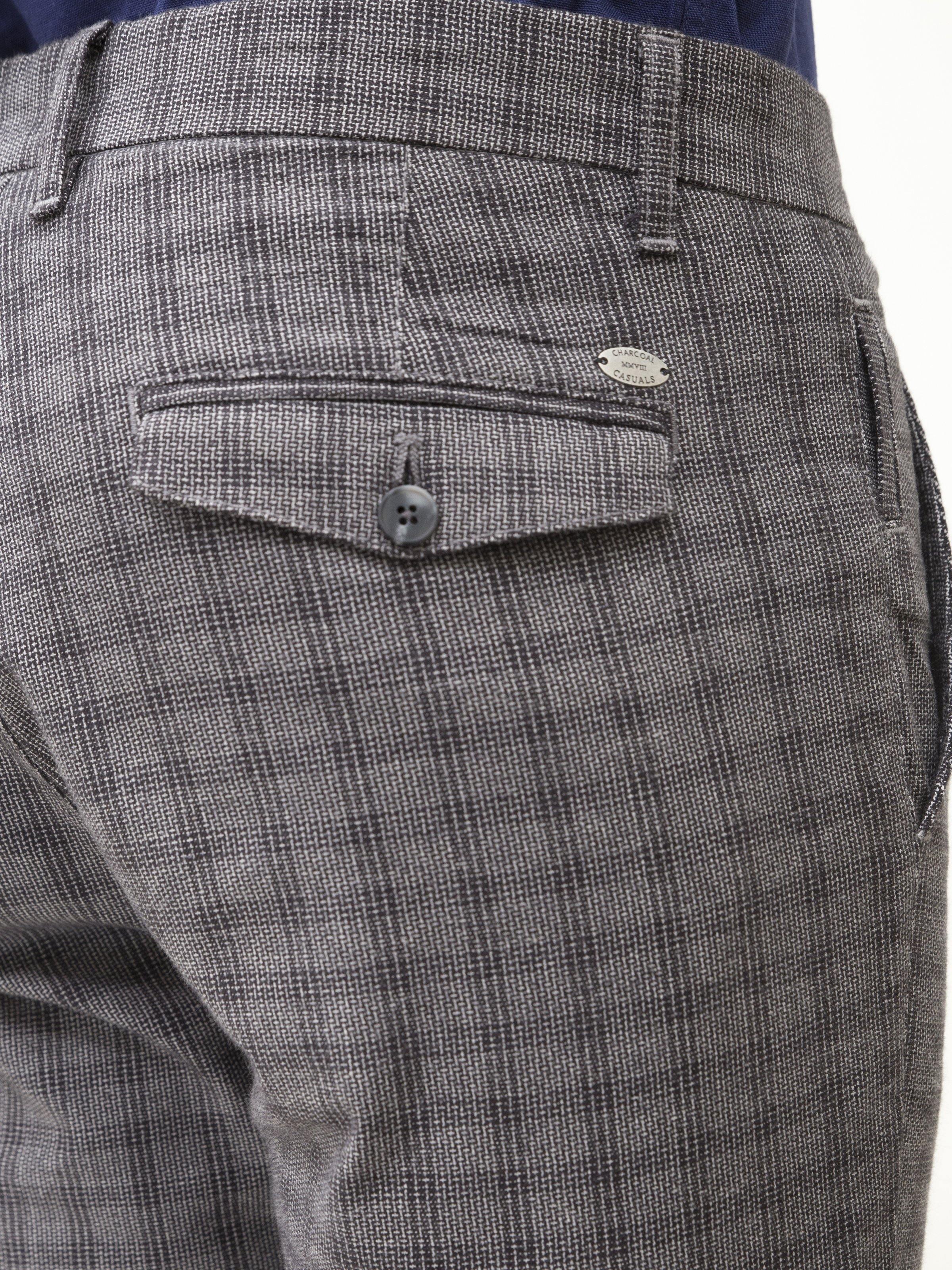 CROSS POCKET PANTS GREY BLACK - Image 4
