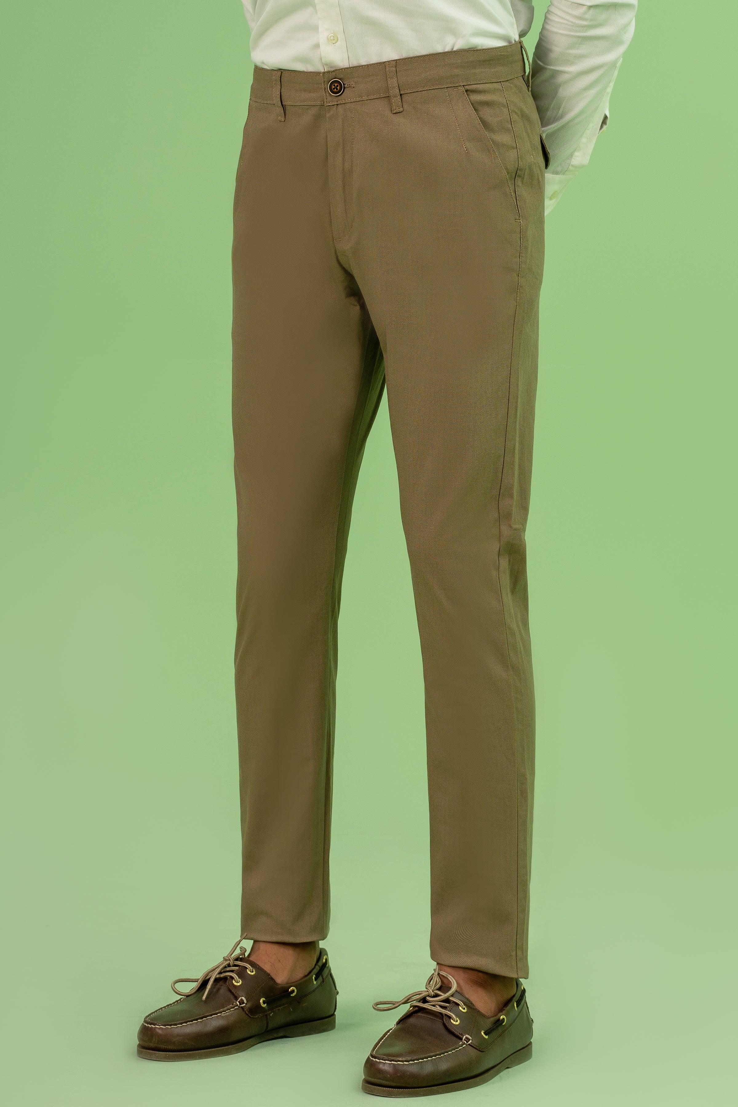 CROSS POCKET PRINTED PANT KHAKI - Image 2