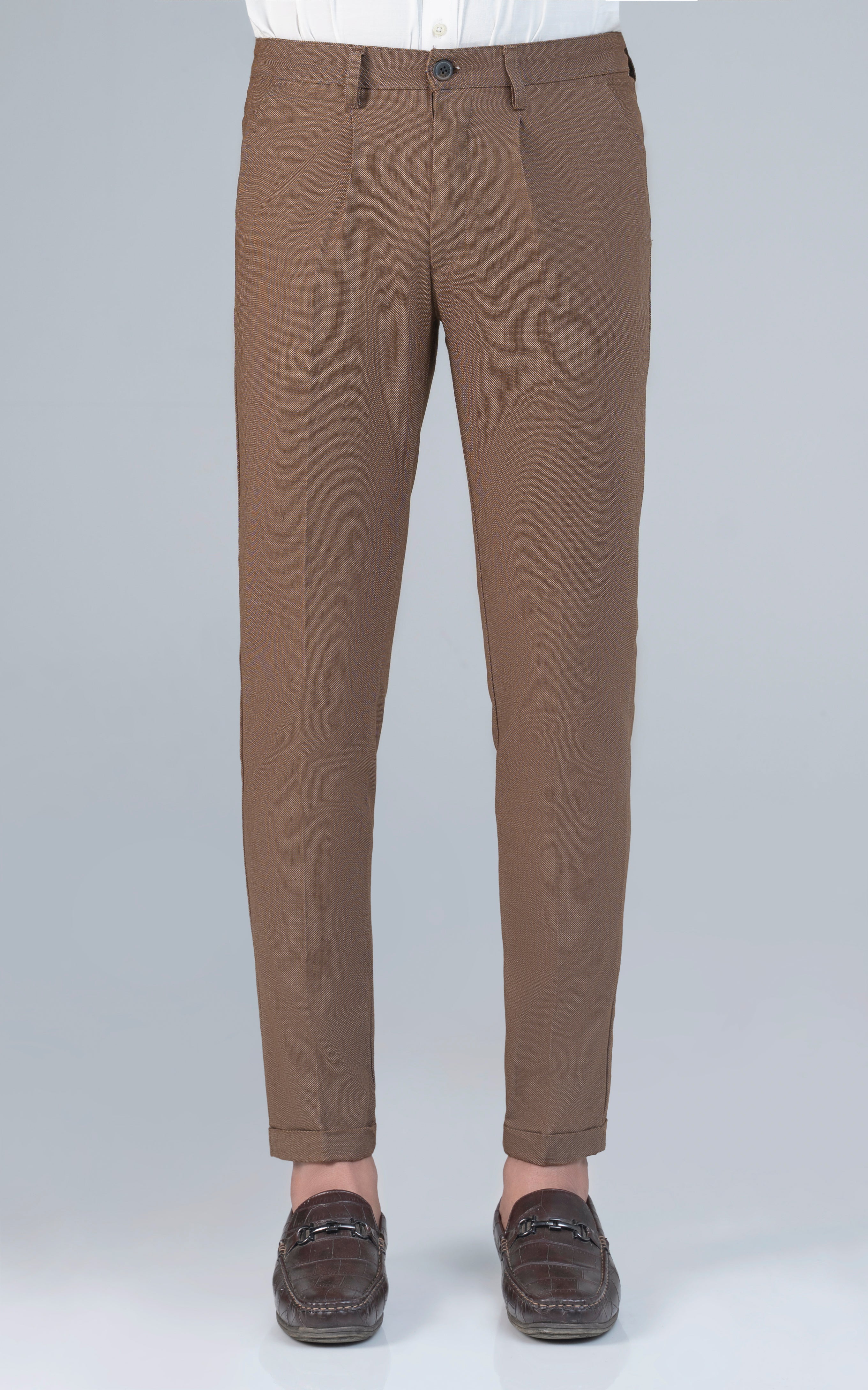 CROSS POCKET TEXTURED PANT KHAKI - Image 3