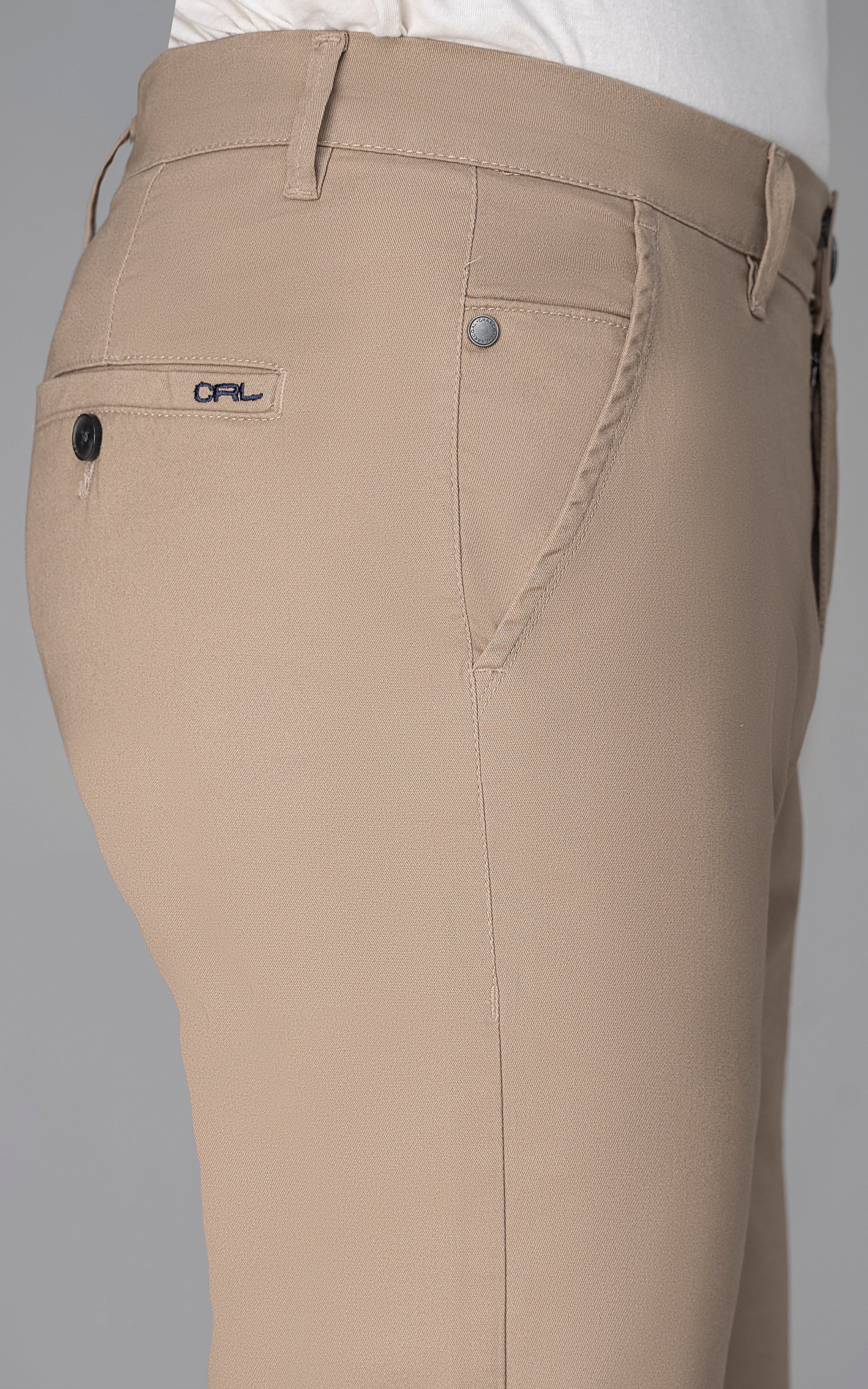 CROSS POCKET TWILL PANT KHAKI - Image 4