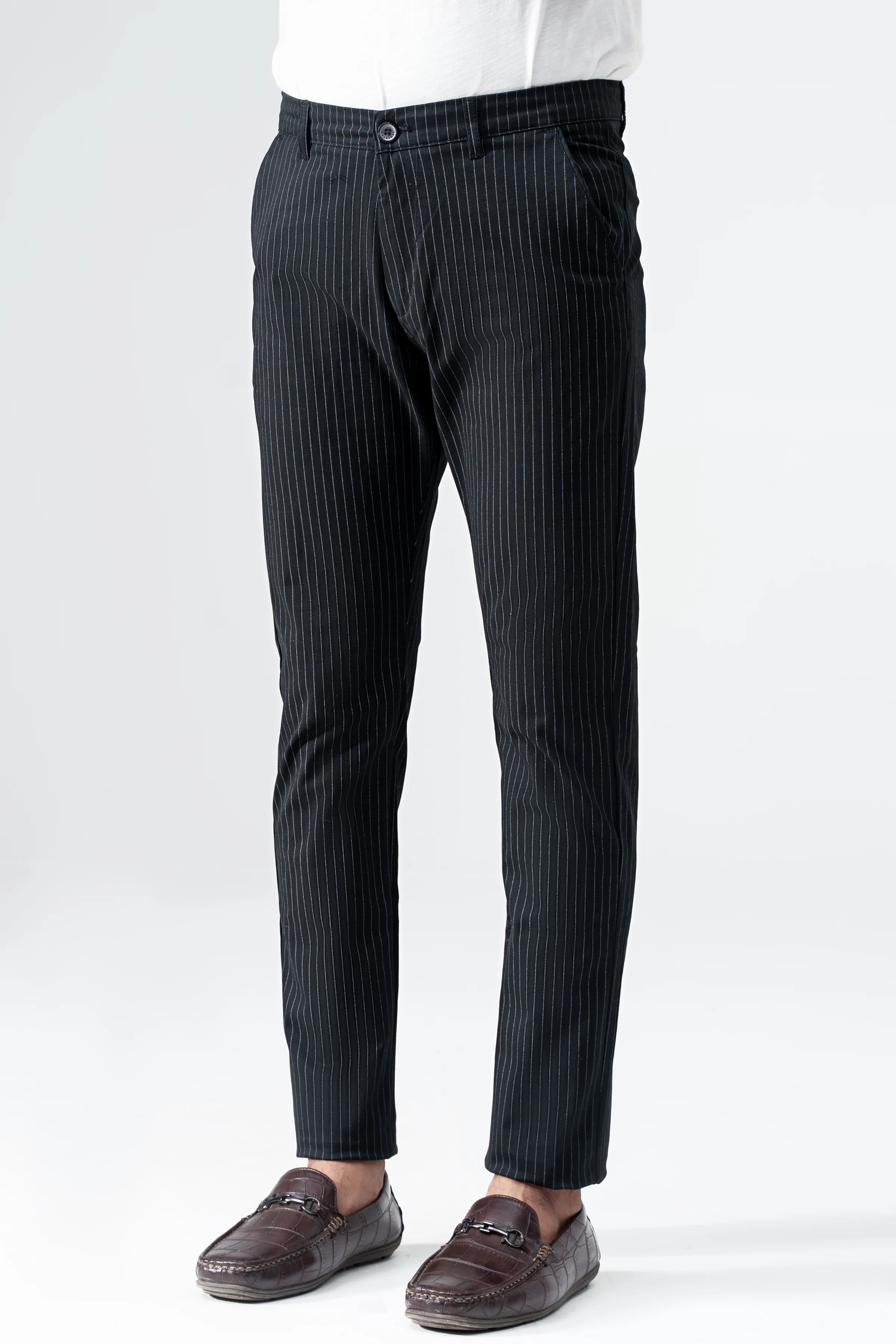 CROSS POCKET TWILL SLIMFIT PANT BLACK - Image 3