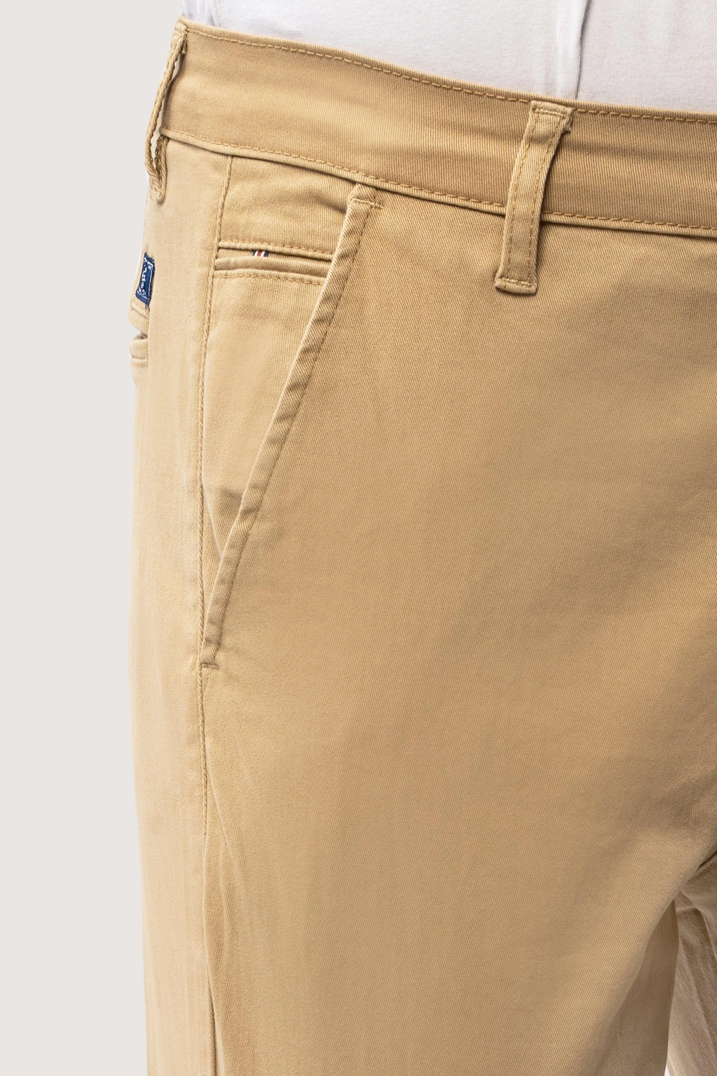 CROSS POCKET TWILL SLIMFIT PANT KHAKI - Image 4