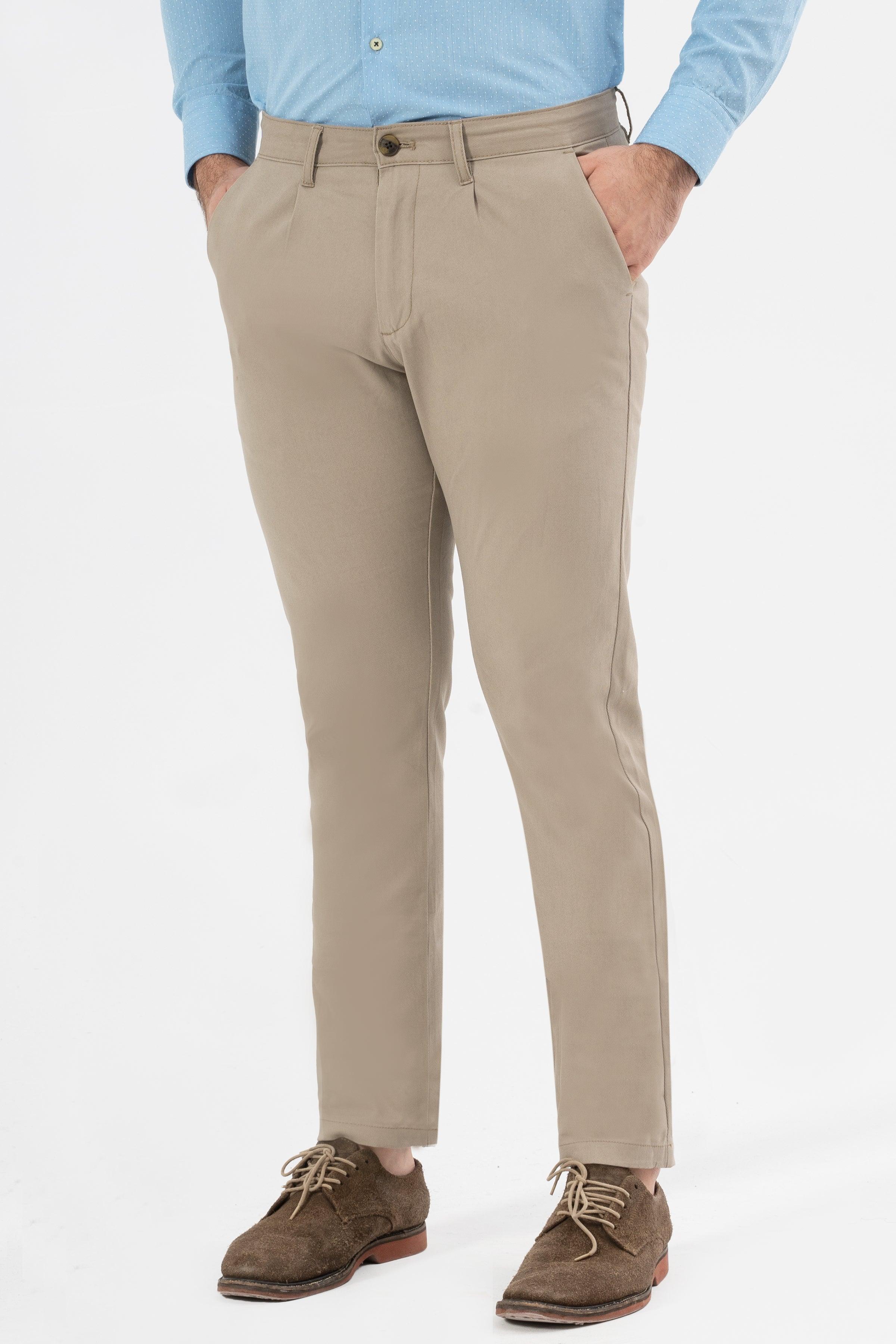 CROSS POCKET TWILL SLIMFIT PANT LIGHT KHAKI - Image 2