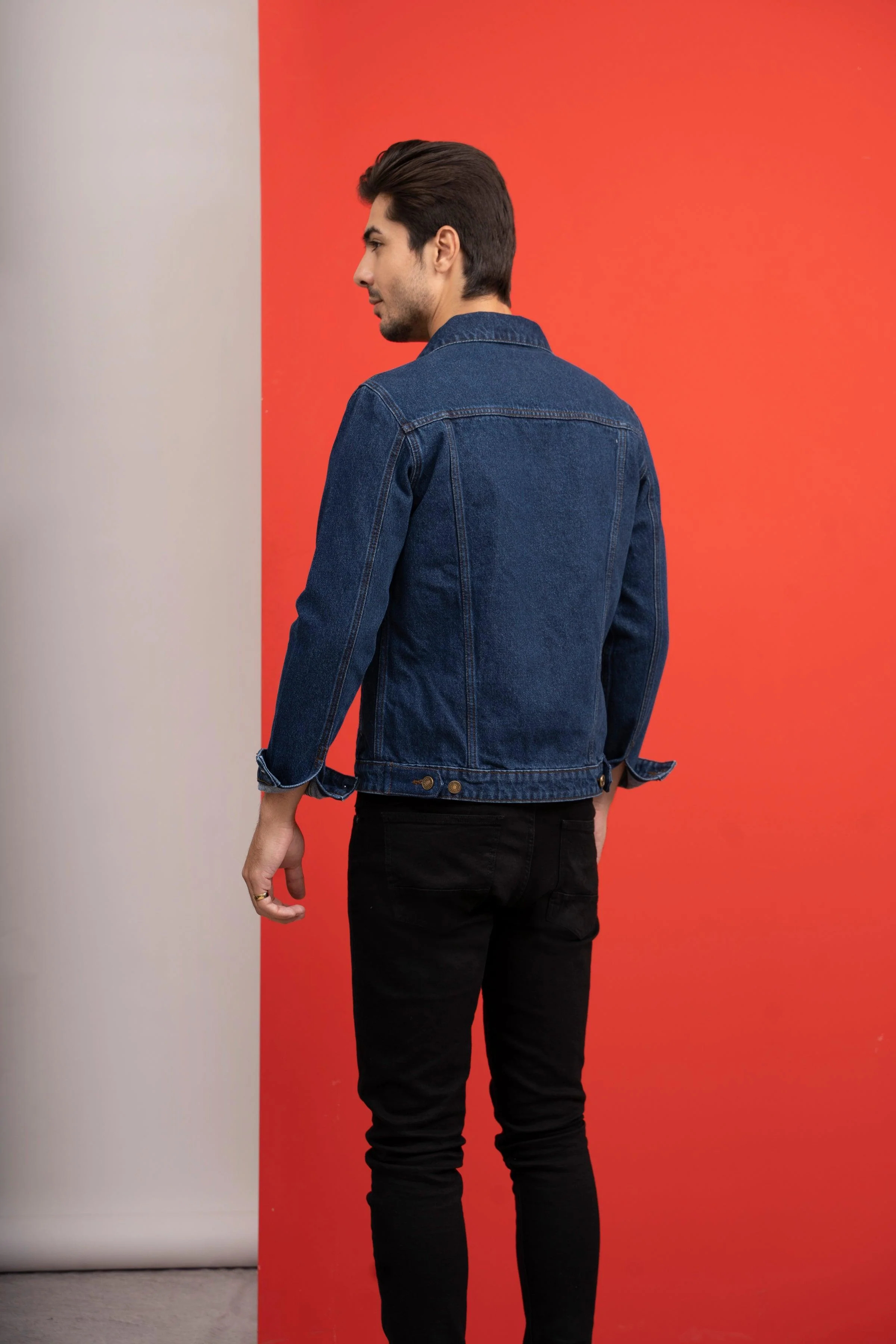 DENIM JACKET F/S MID BLUE - Image 5