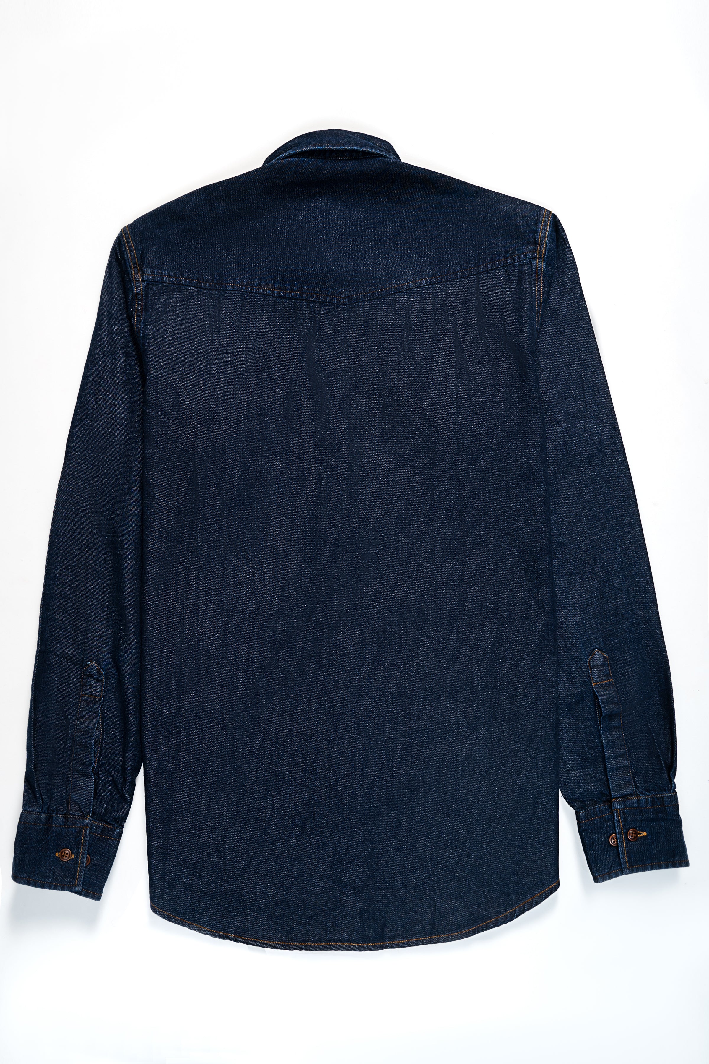 DENIM SHIRT BLUE BLACK - Image 3
