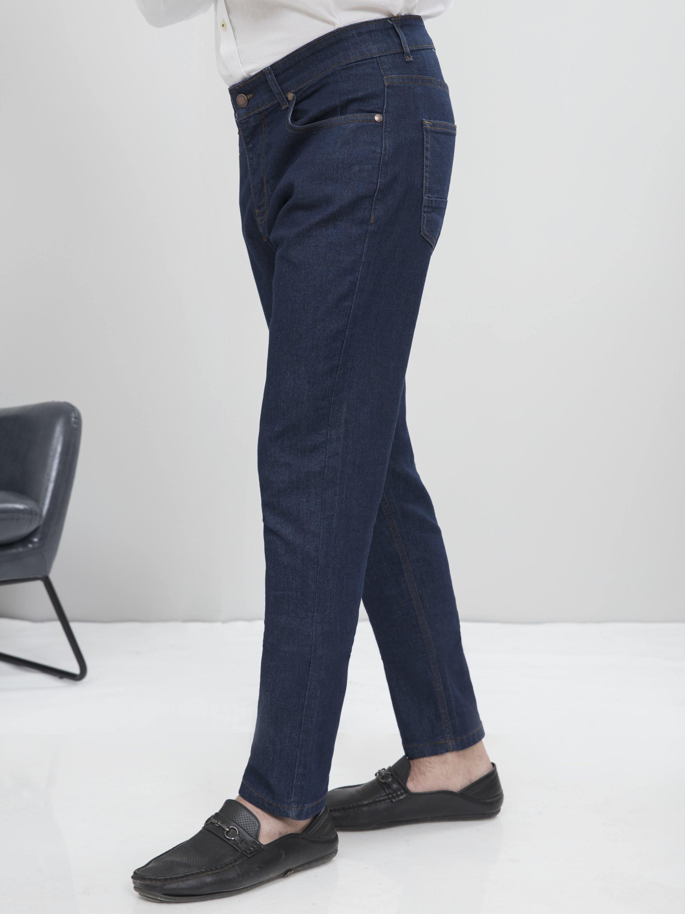 DENIM SLIM FIT JEANS NAVY - Image 2