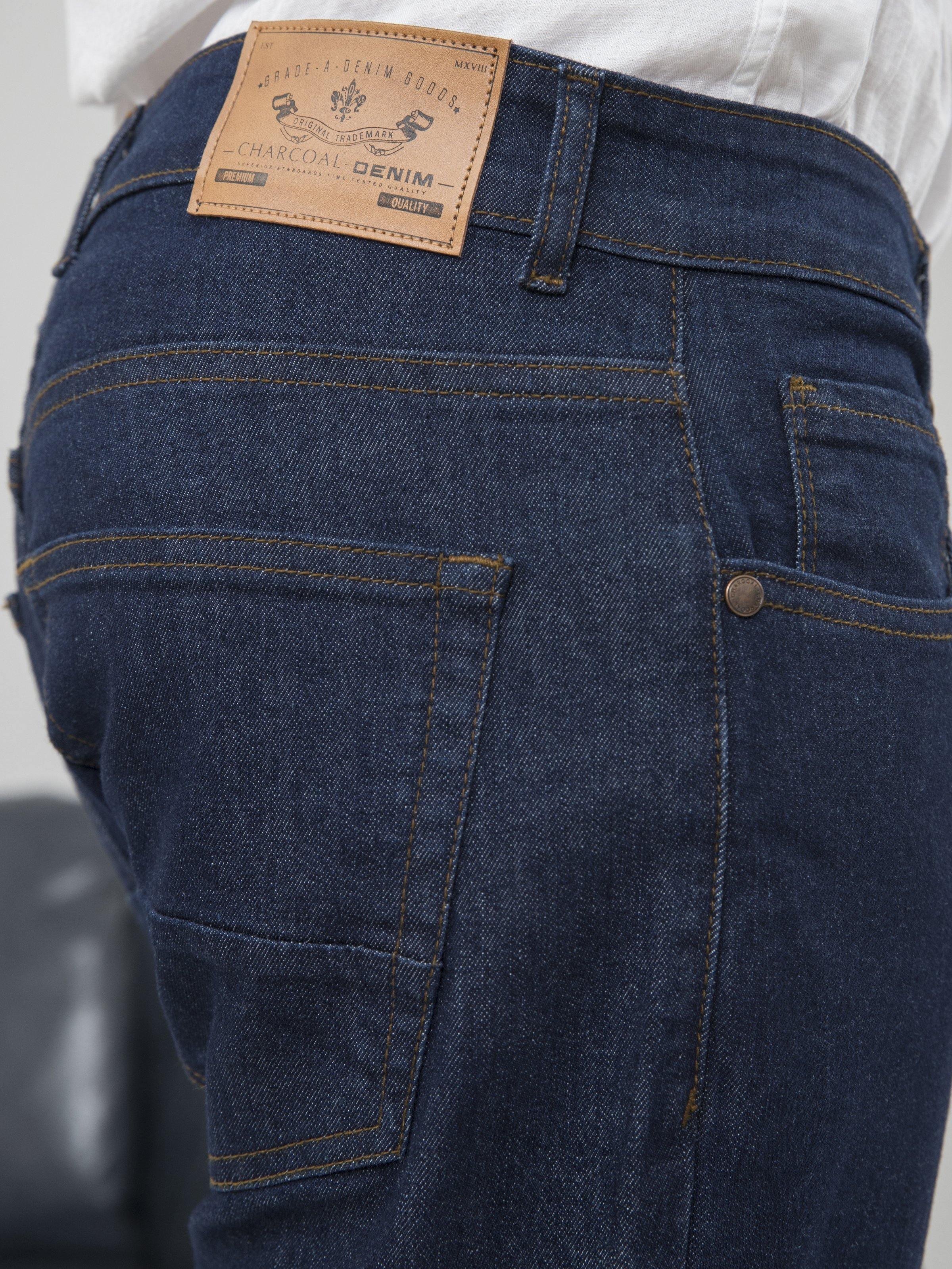 DENIM SLIM FIT JEANS NAVY - Image 4