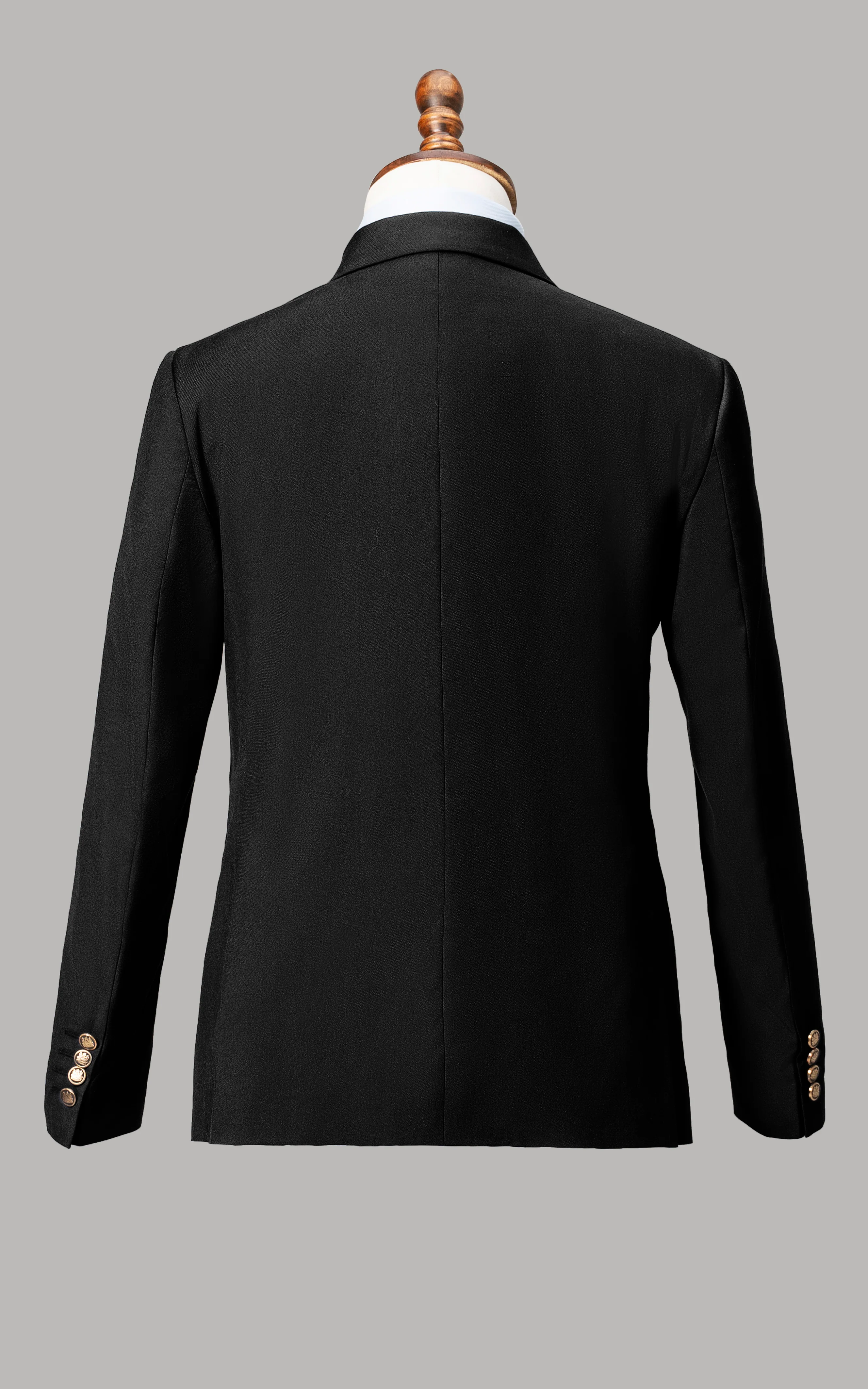 2 PIECE  SUIT DOUBLE BREASTED  BLACK - Image 7